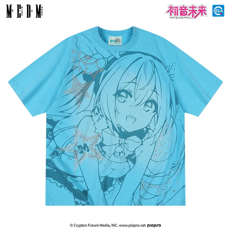 MEDM Hatsune Miku Graphic T-Shirt for Couples