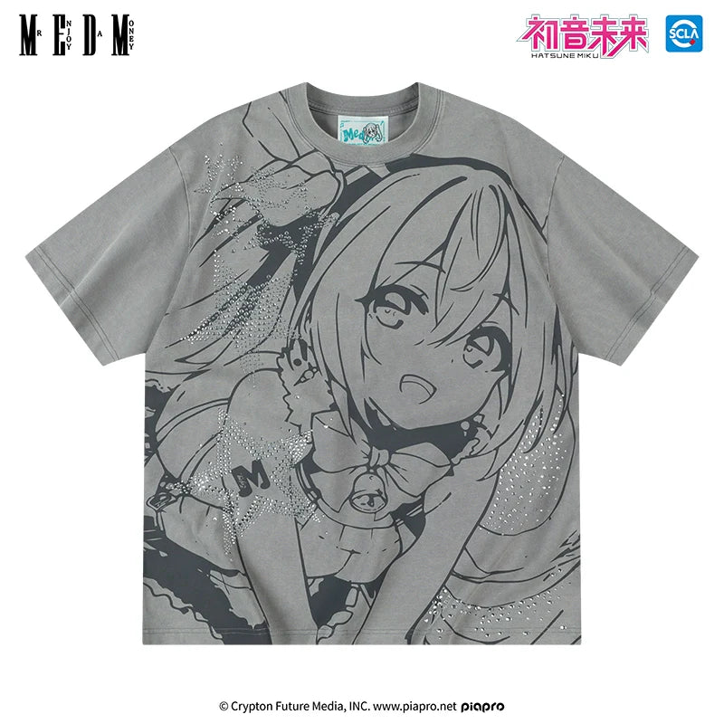 MEDM Hatsune Miku Graphic T-Shirt for Couples
