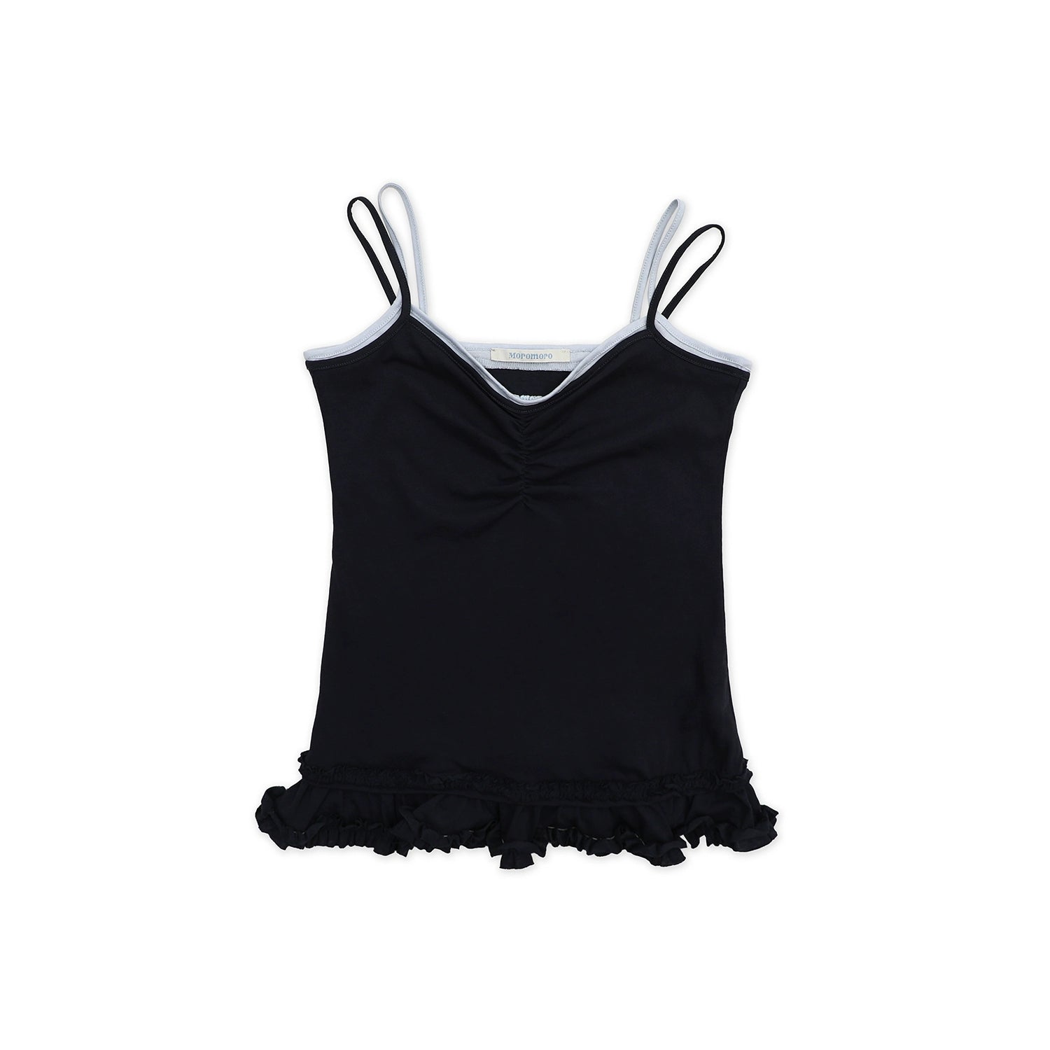 MoroMoro Floral Ruffle Camisole - V-Neck Design