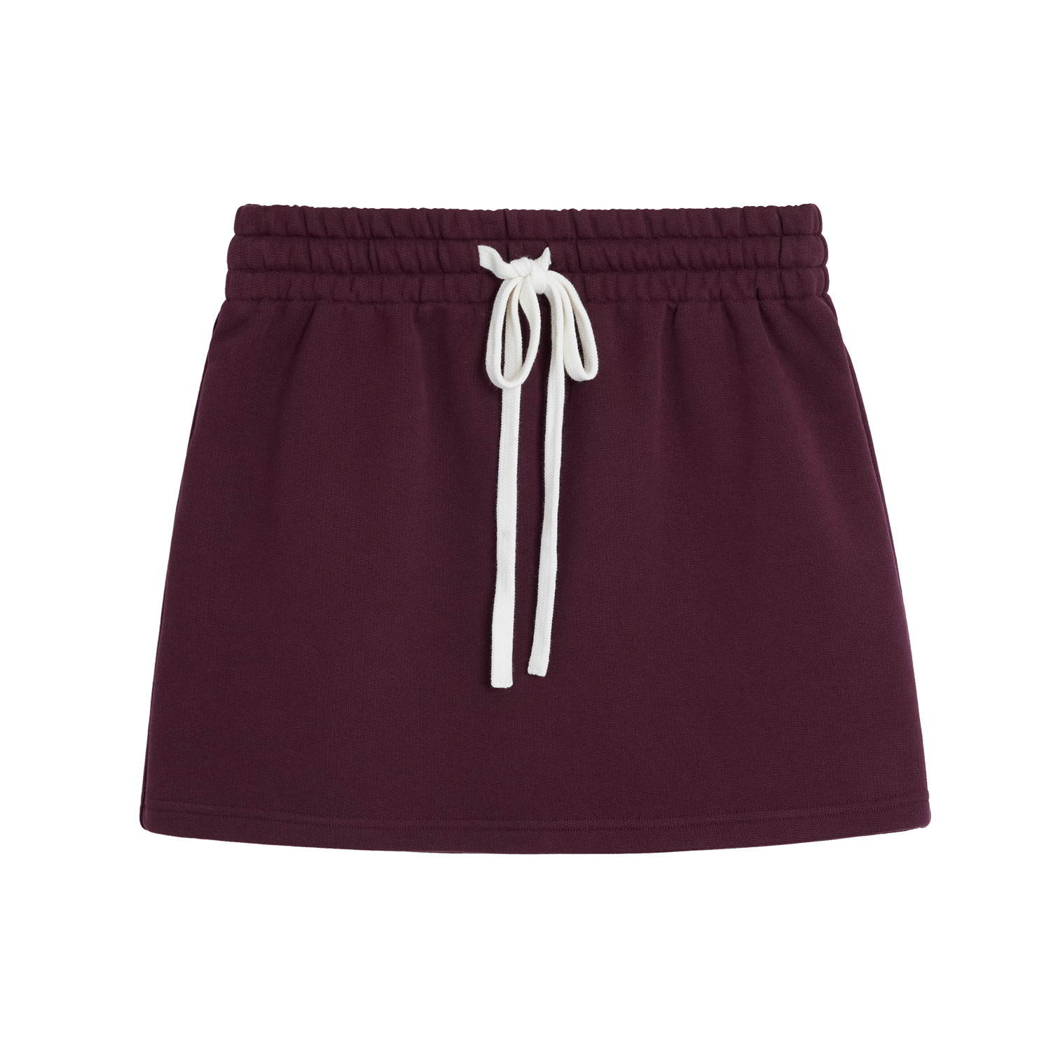 Alright Then Multicolor Cotton Jersey Skirt with Drawstring