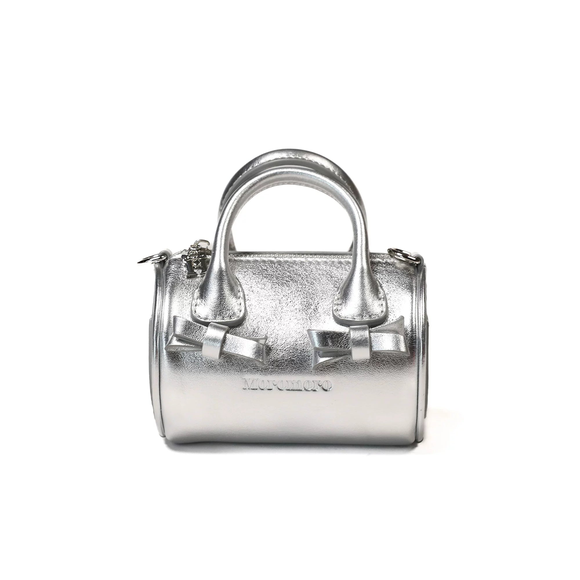 MoroMoro Glacier Silver Bow Bucket Bag for Women