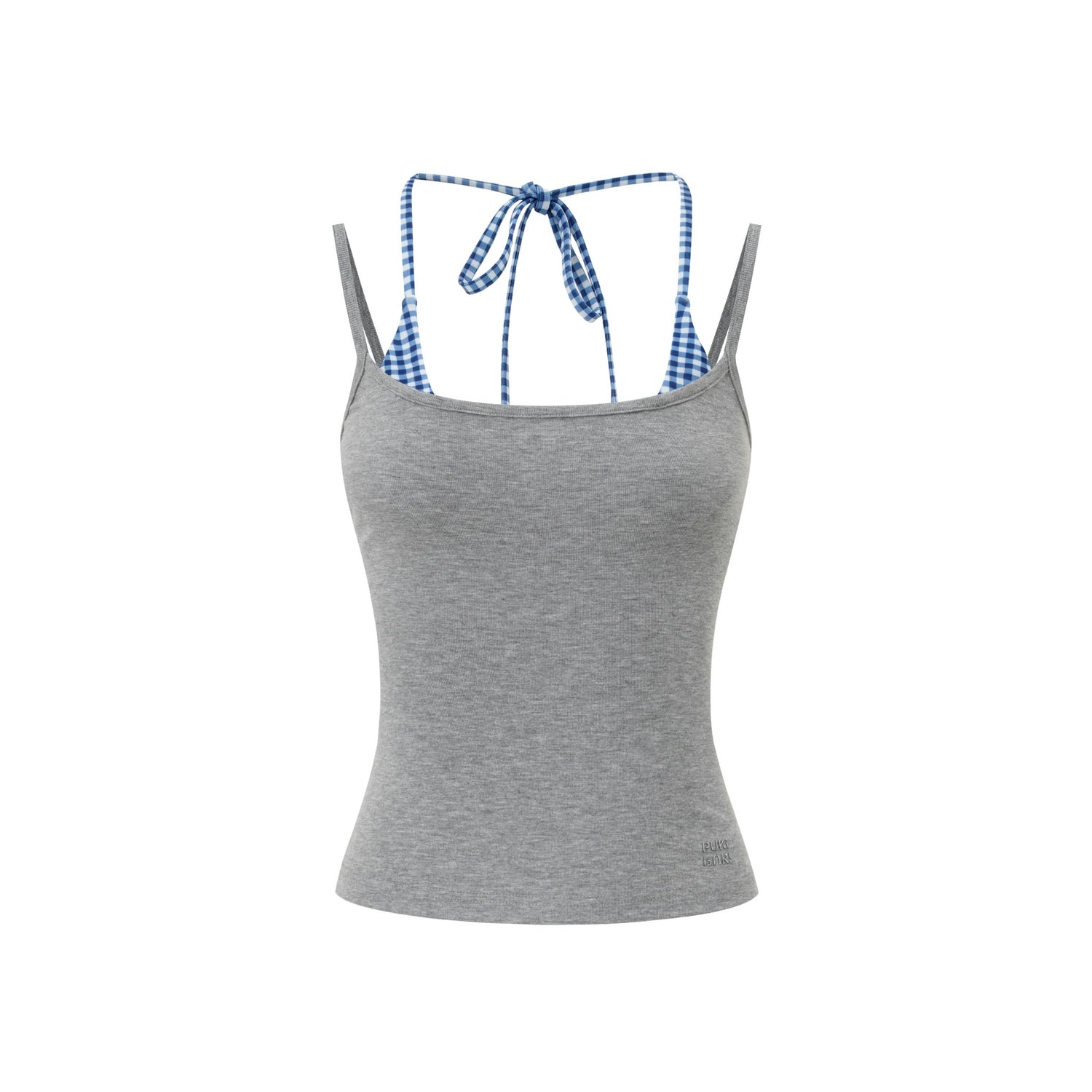 Puki Puki Vintage Style Striped Bikini Top