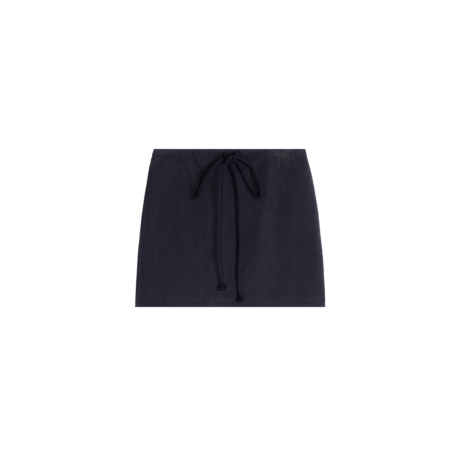 Alright Then Two-Tone Linen Cotton Half Skirt