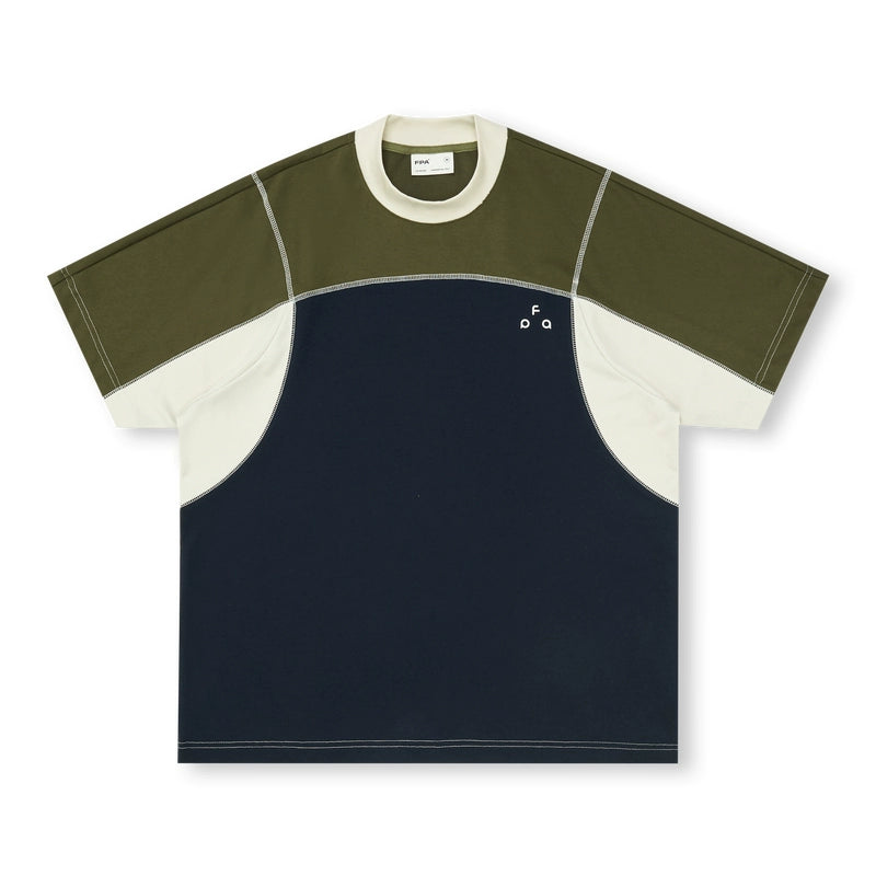 FPA Store Antibacterial Colorblock T-Shirt for Couples