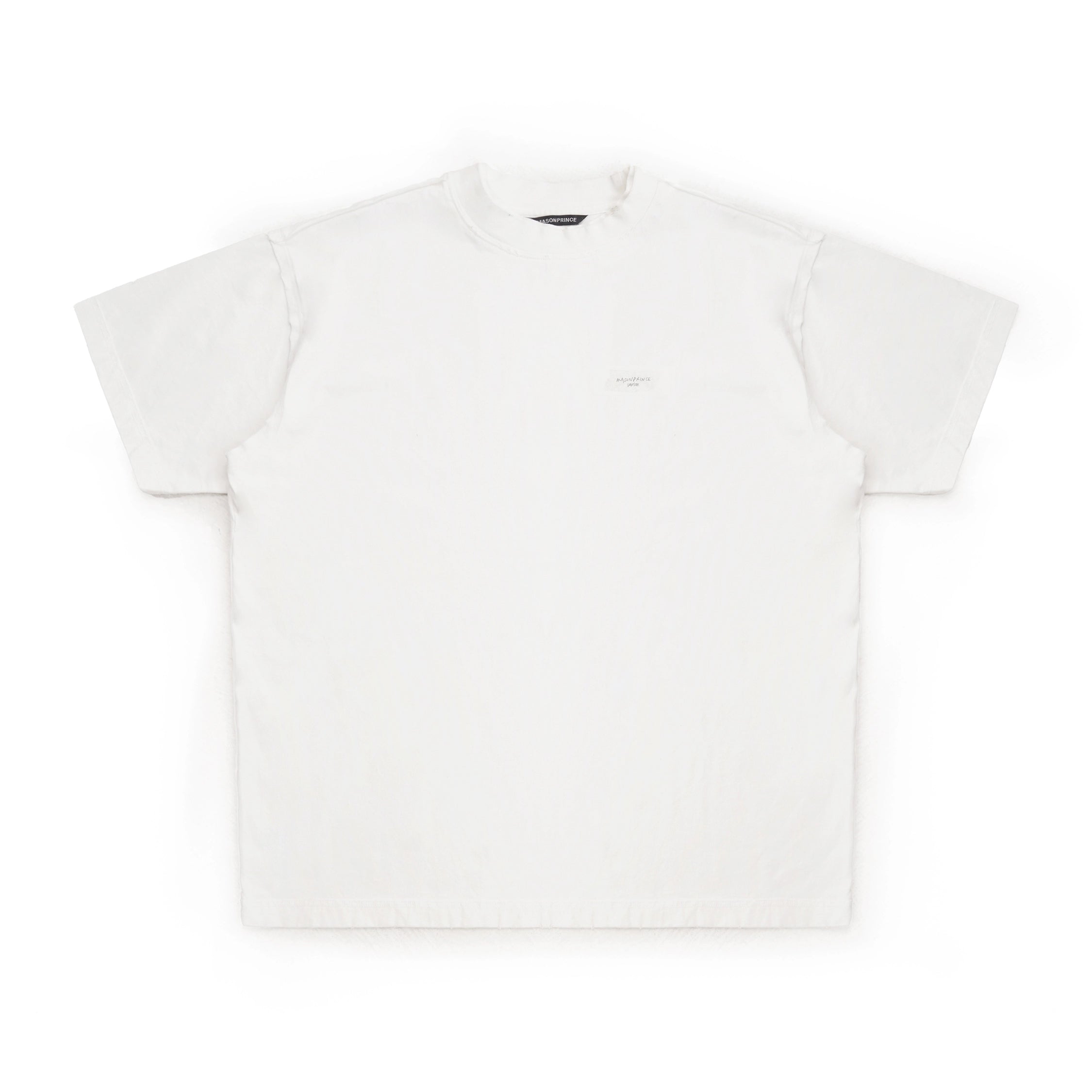 MASONPRINCE Double Layer Collar Reverse Short Sleeve Tee