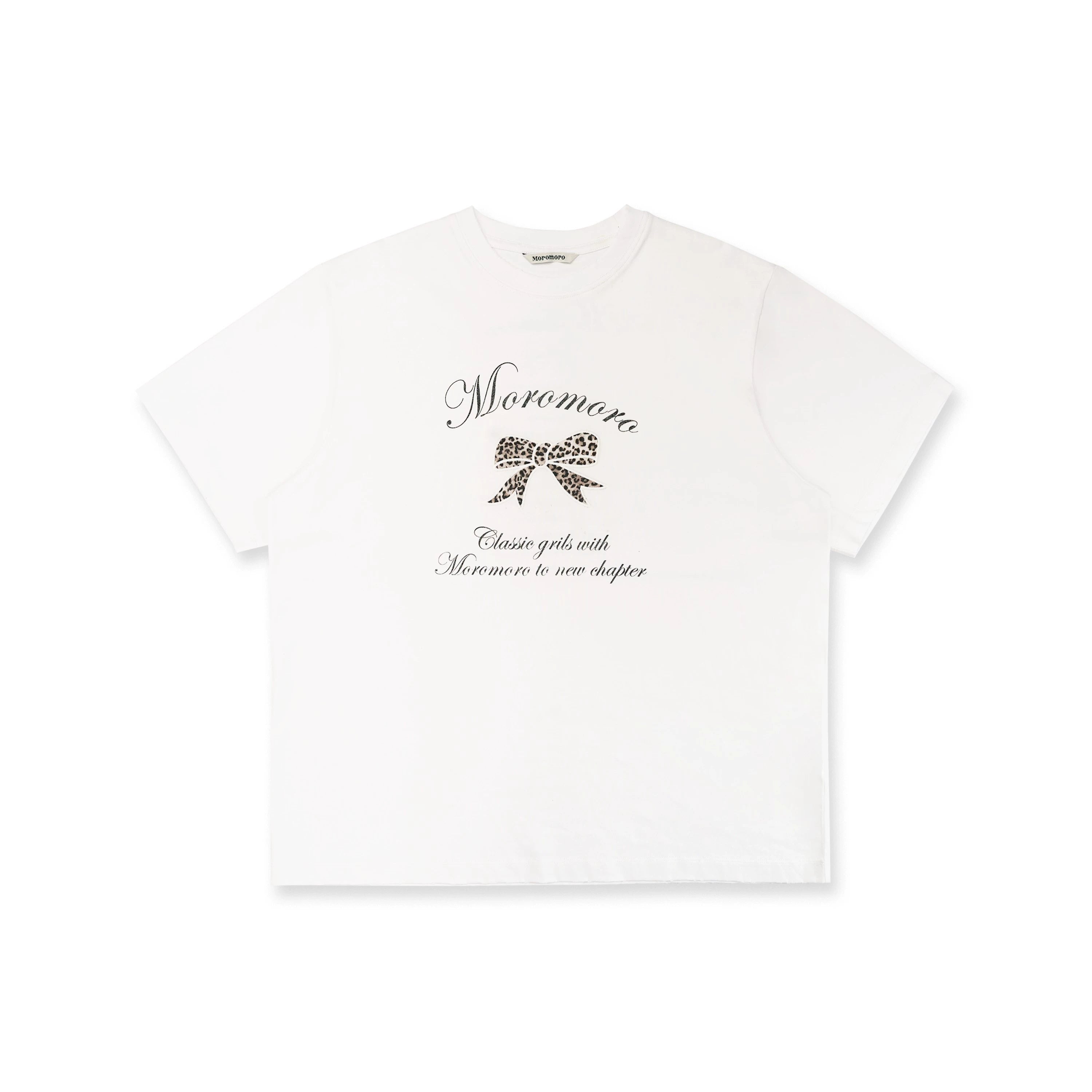 Moromoro Summer Retro Leopard Print T-Shirt for Women