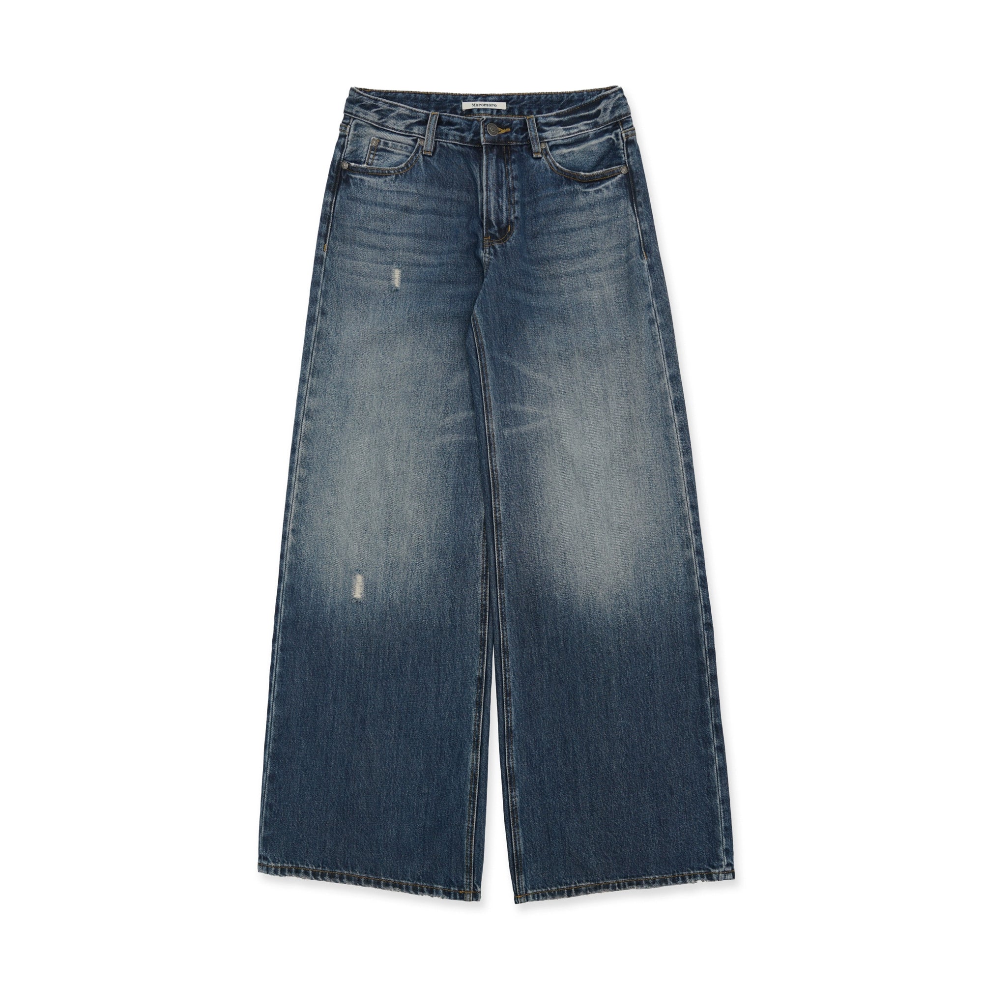MoroMoro Retro Wide-Leg Authentic Denim Jeans