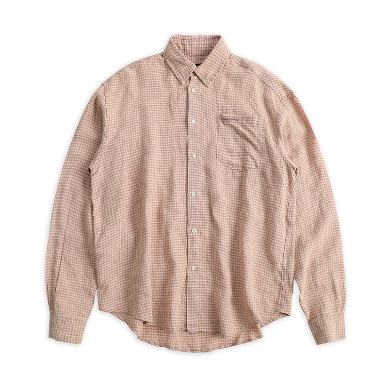 Mason Prince Vintage 100% Linen Pinstripe Shirt