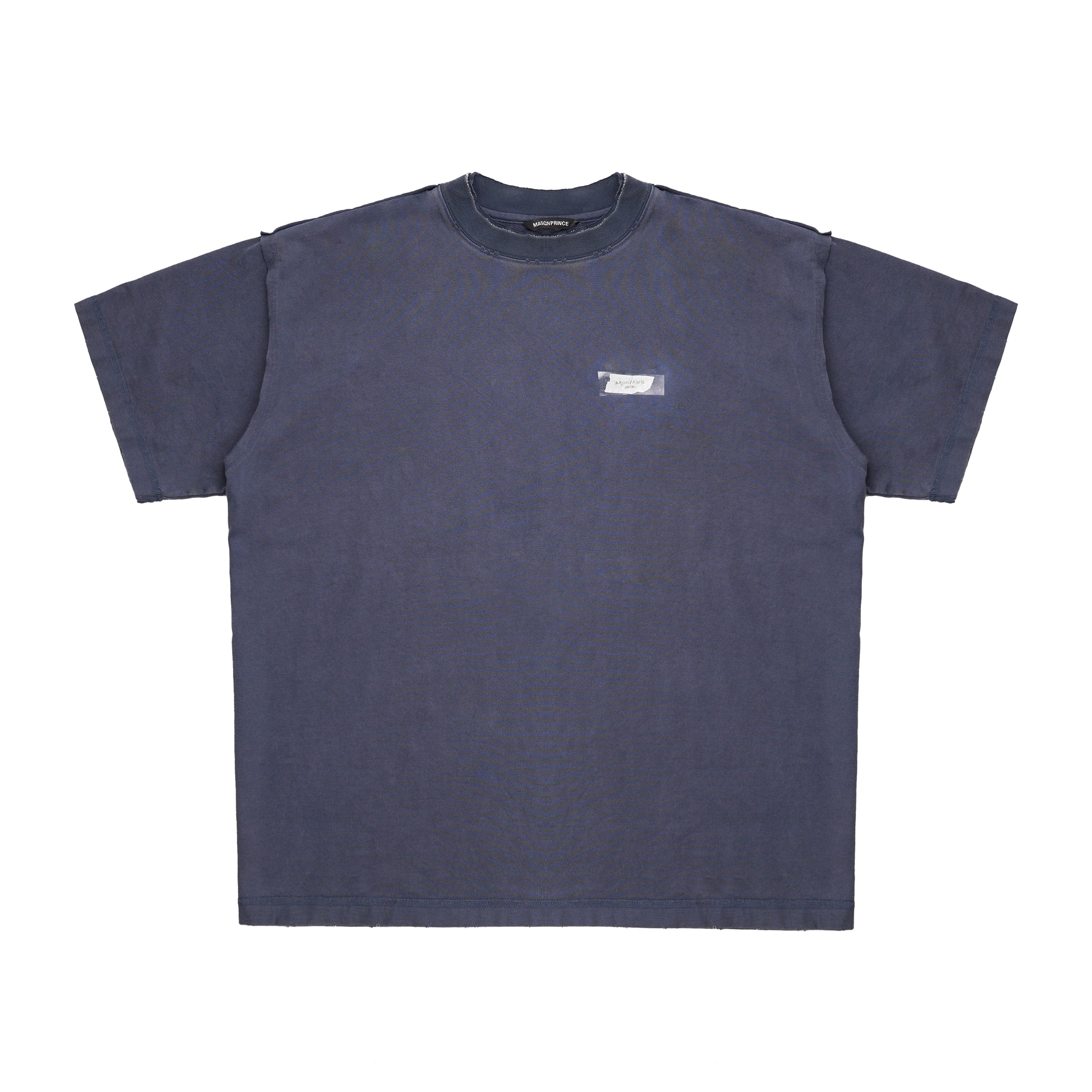 MASONPRINCE Double Layer Collar Reverse Short Sleeve Tee