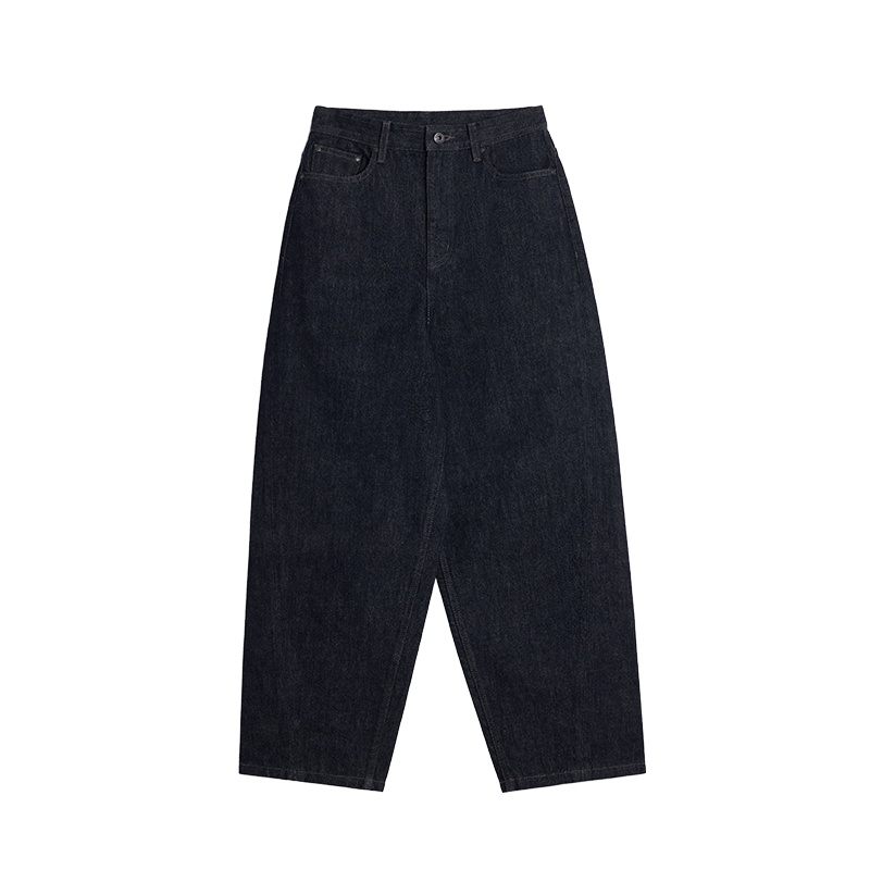 Alright Then Cotton Bamboo Texture Cropped Jeans