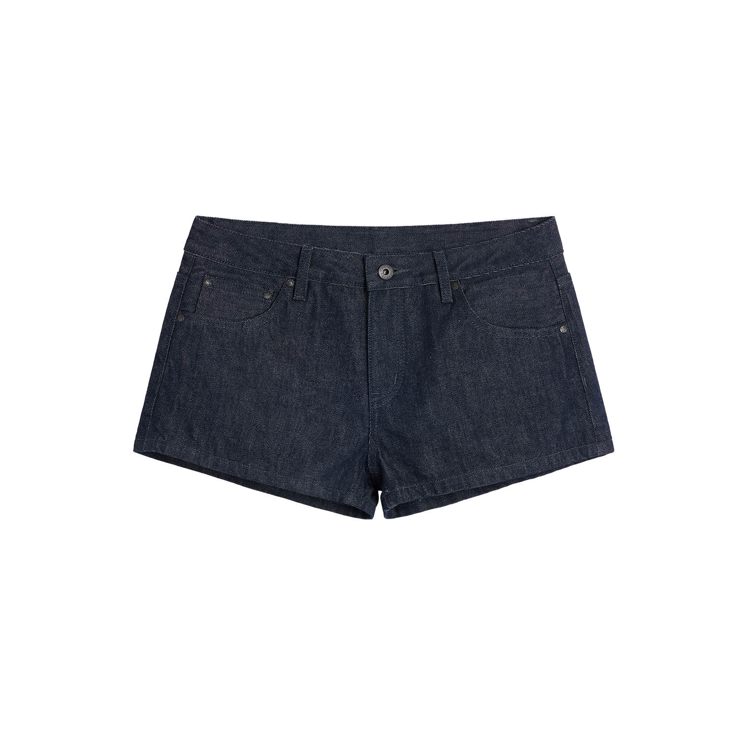 Alright Then Vintage Cow Cotton Bamboo Yarn Textured Ultra Shorts