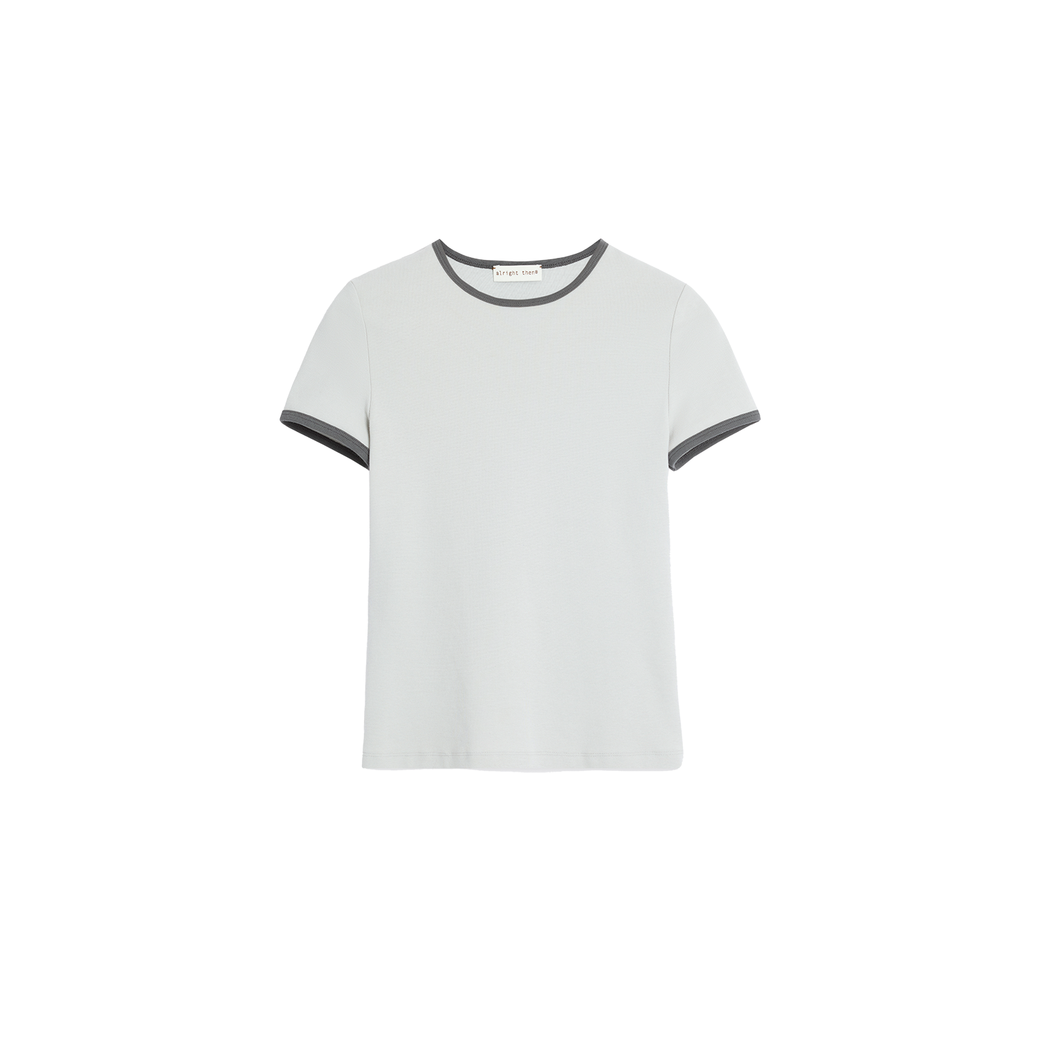 Alright Then Colorful Cotton Waffle Round Neck T-Shirt