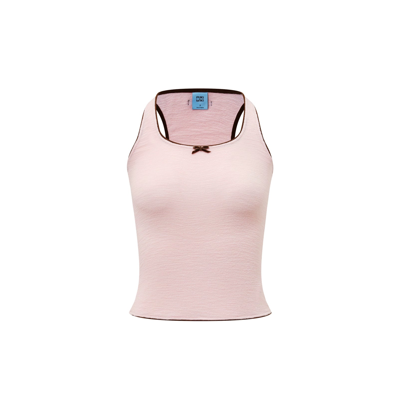 Puki Puki Lightweight Slim Fit Camisole with Bow Detail