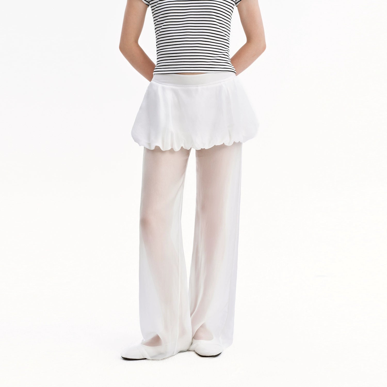 Puki Puki Original Summer Wide Leg Skirt Pants