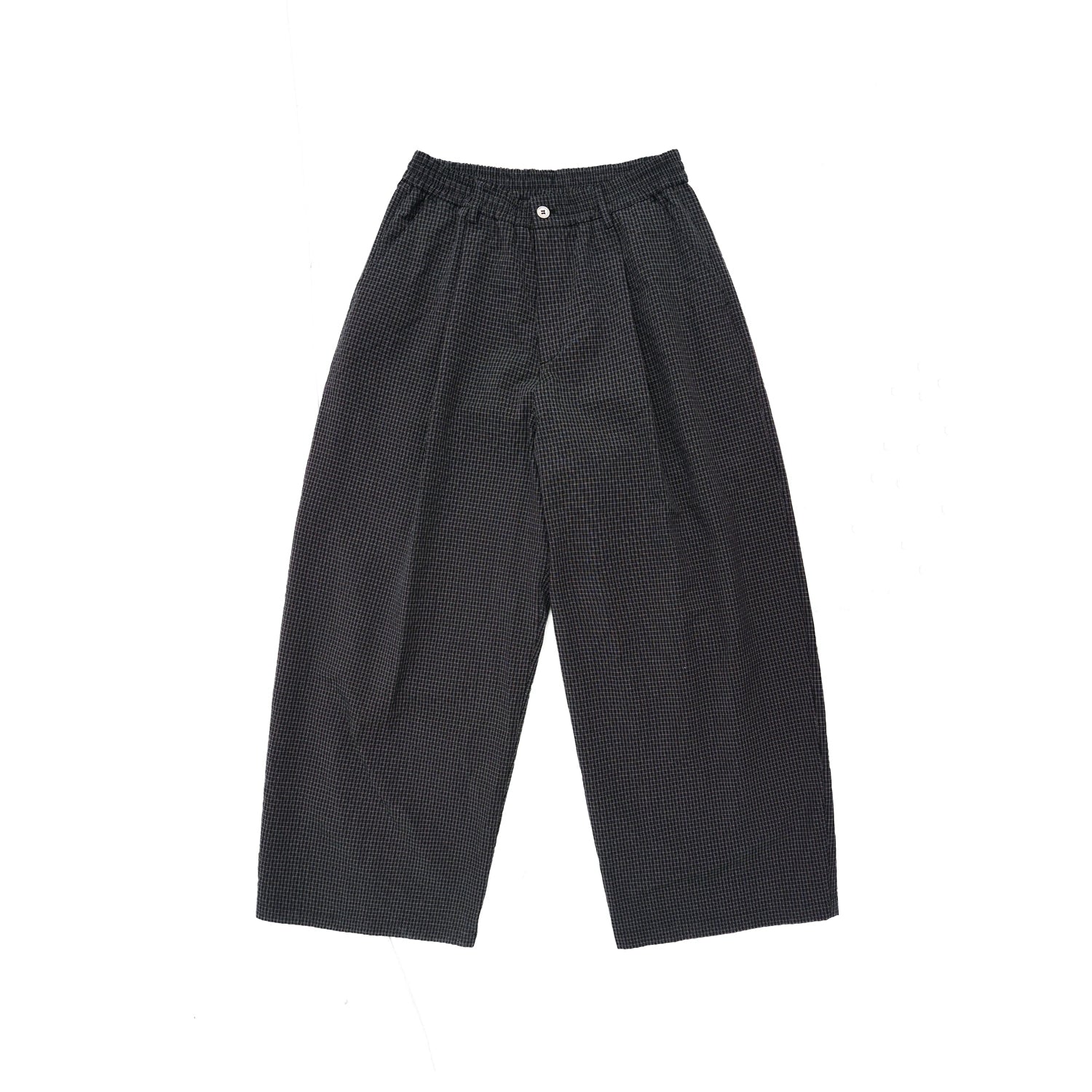 Mason Prince Stylish Black and White Plaid Casual Pants