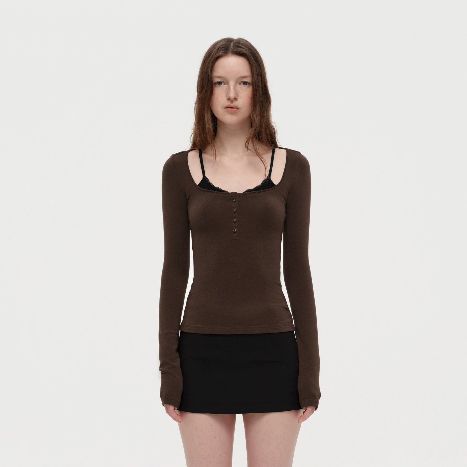 Puki Puki Original Slimming Top with Lace Detail