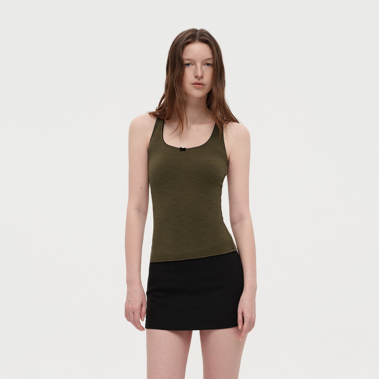 Puki Puki Lightweight Slim Fit Camisole with Bow Detail