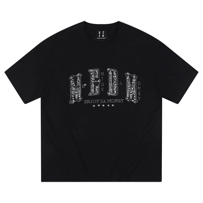 MEDM Retro Graphic Loose Fit Tee for Summer