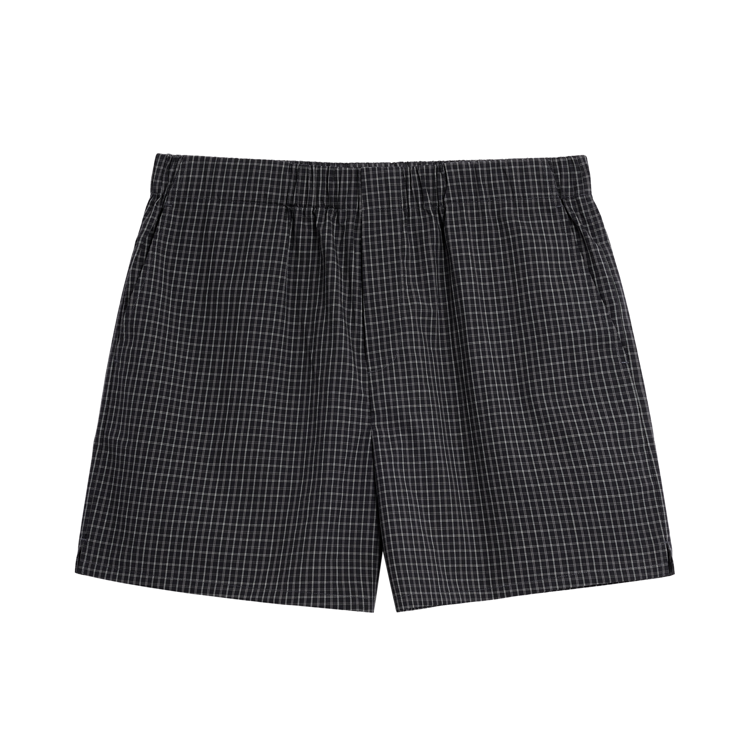 Alright Then Cotton Plaid Casual Shorts