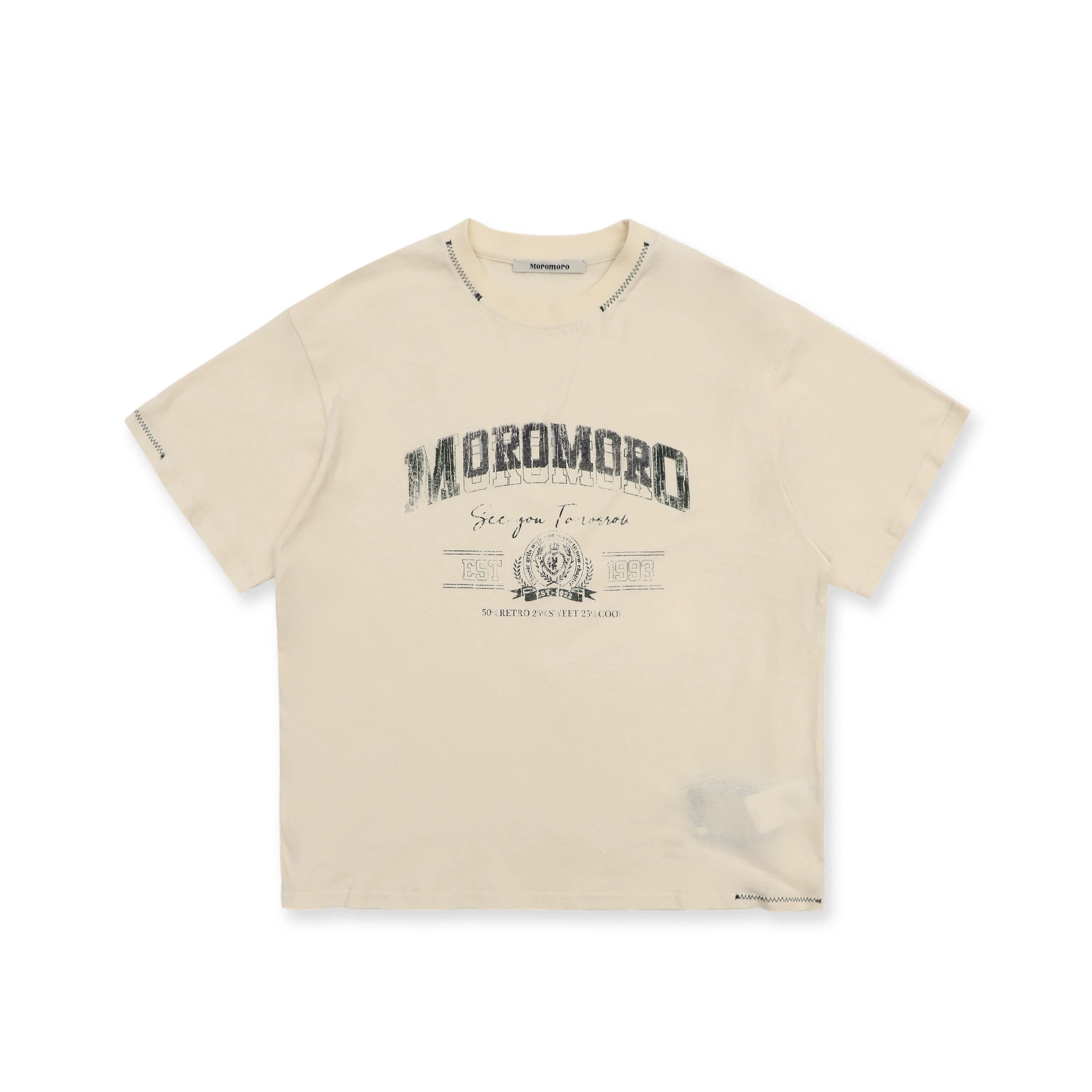 Moromoro Classic Graphic Tee with Vintage Appeal