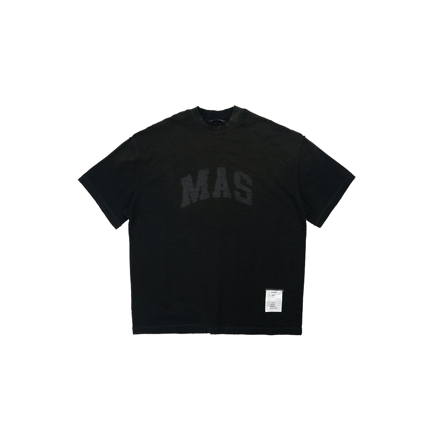 Mason Prince Textured Cotton Crew Neck Graphic Tee