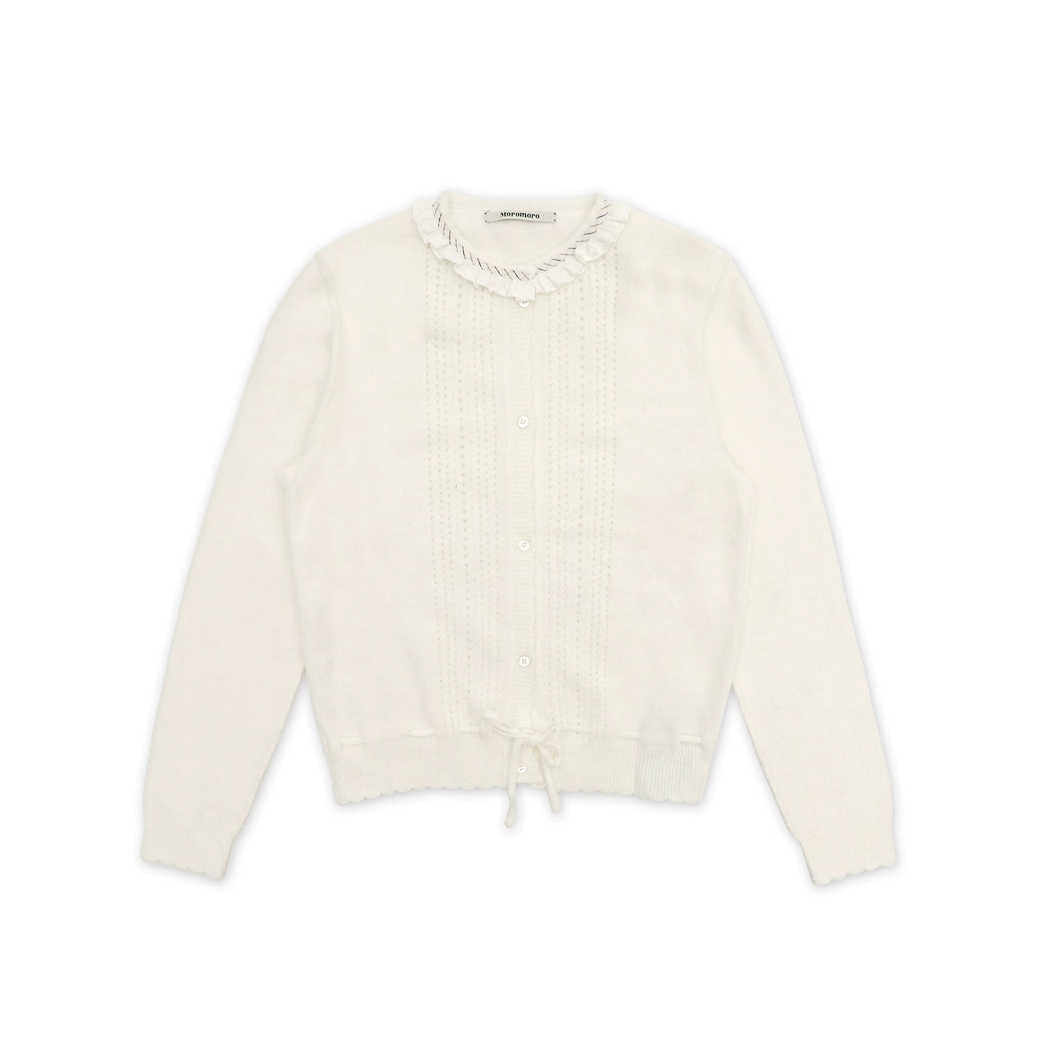 MoroMoro Knit Sweater with Lace Detailing