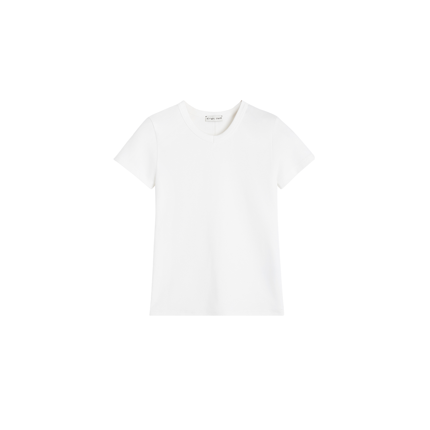 Alright Then Classic V-Neck Cotton Tee - Multiple Colors Available