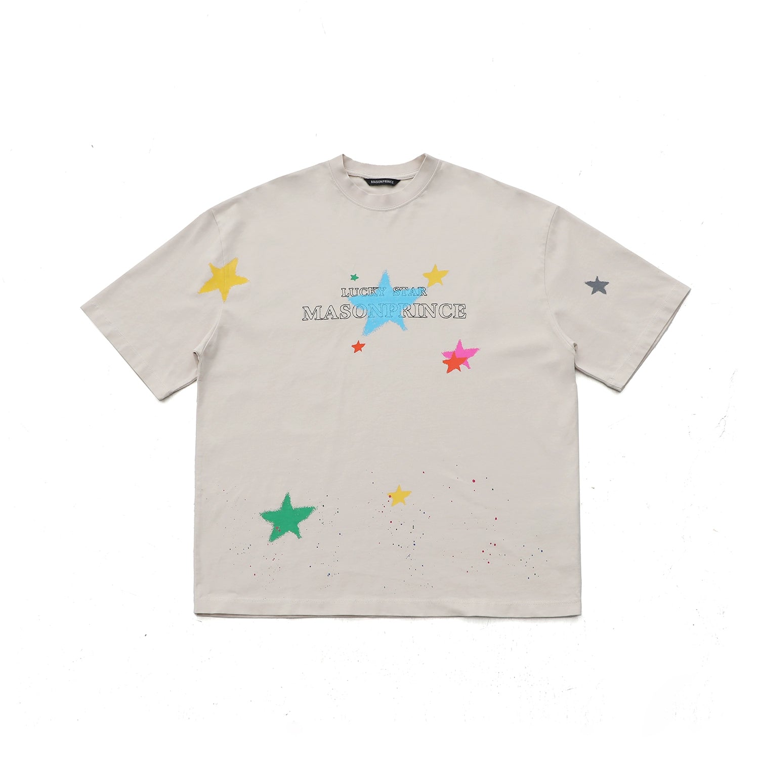 Mason Prince Star Print Casual T-Shirt