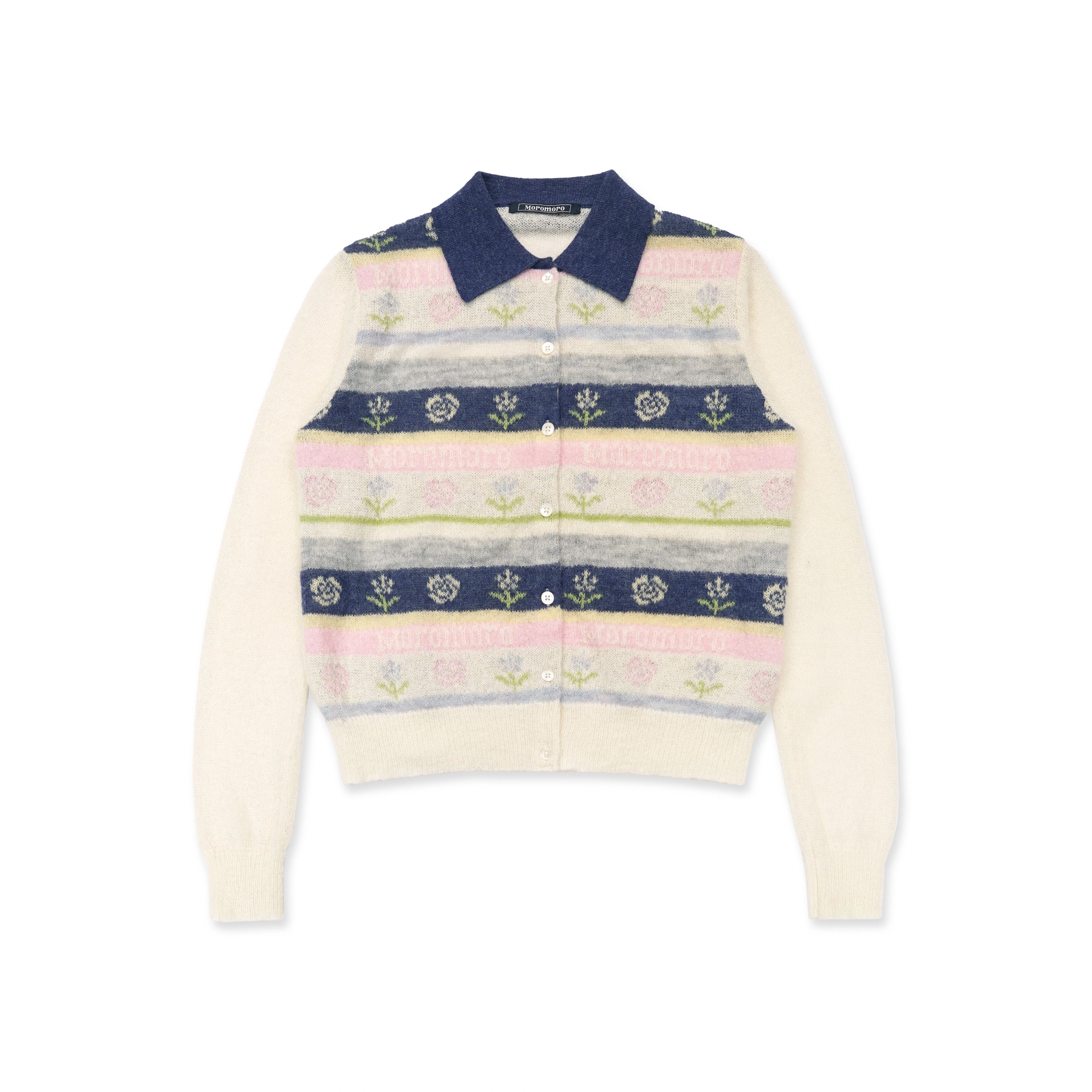 MoroMoro Colorful Stripes Knitted Cardigan for Women