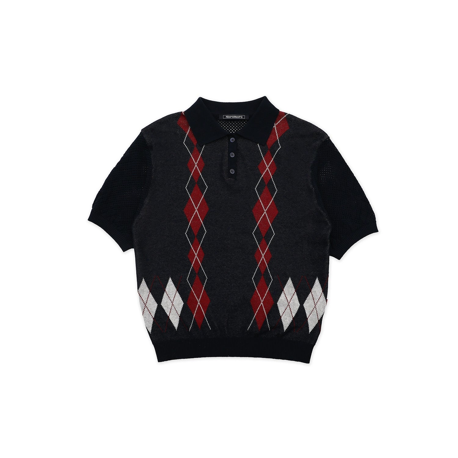 MoroMoro Argyle Patterned Knit Sweater & Polo