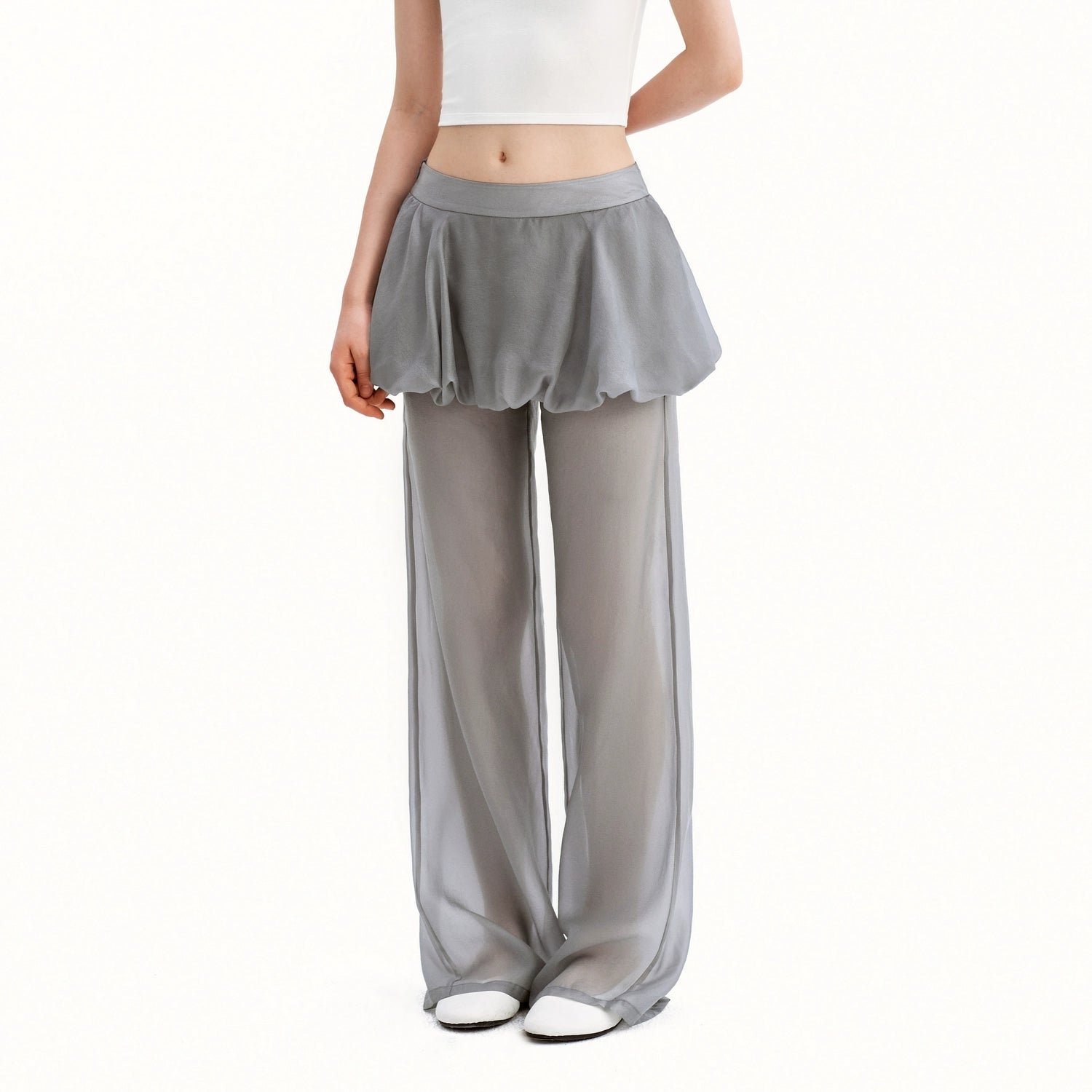 Puki Puki Original Summer Wide Leg Skirt Pants