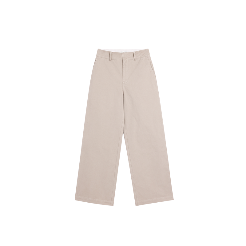 Alright then Vintage High-Density Twill Cotton Casual Pants