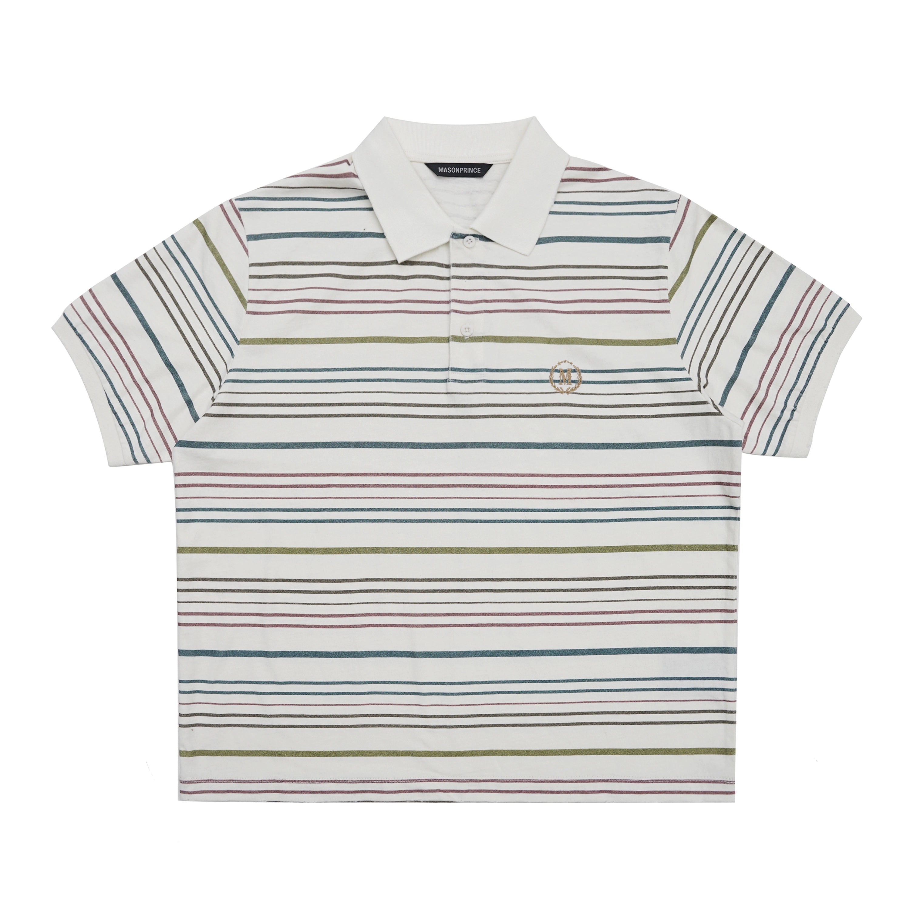 Mason Prince Classic Striped Polo Shirt - Soft & Stylish