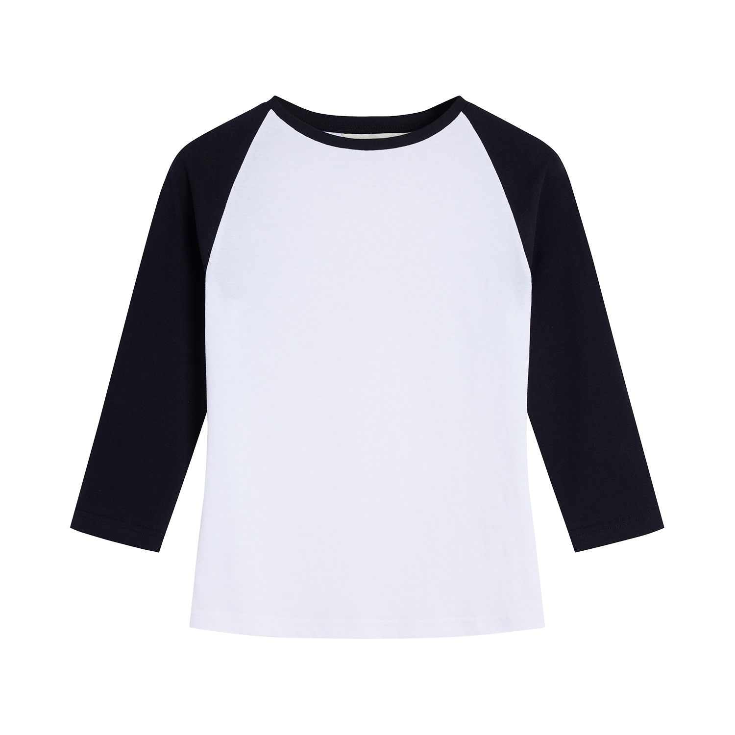 Alright Then Cotton Snowflake Pattern Sleeve T-Shirt