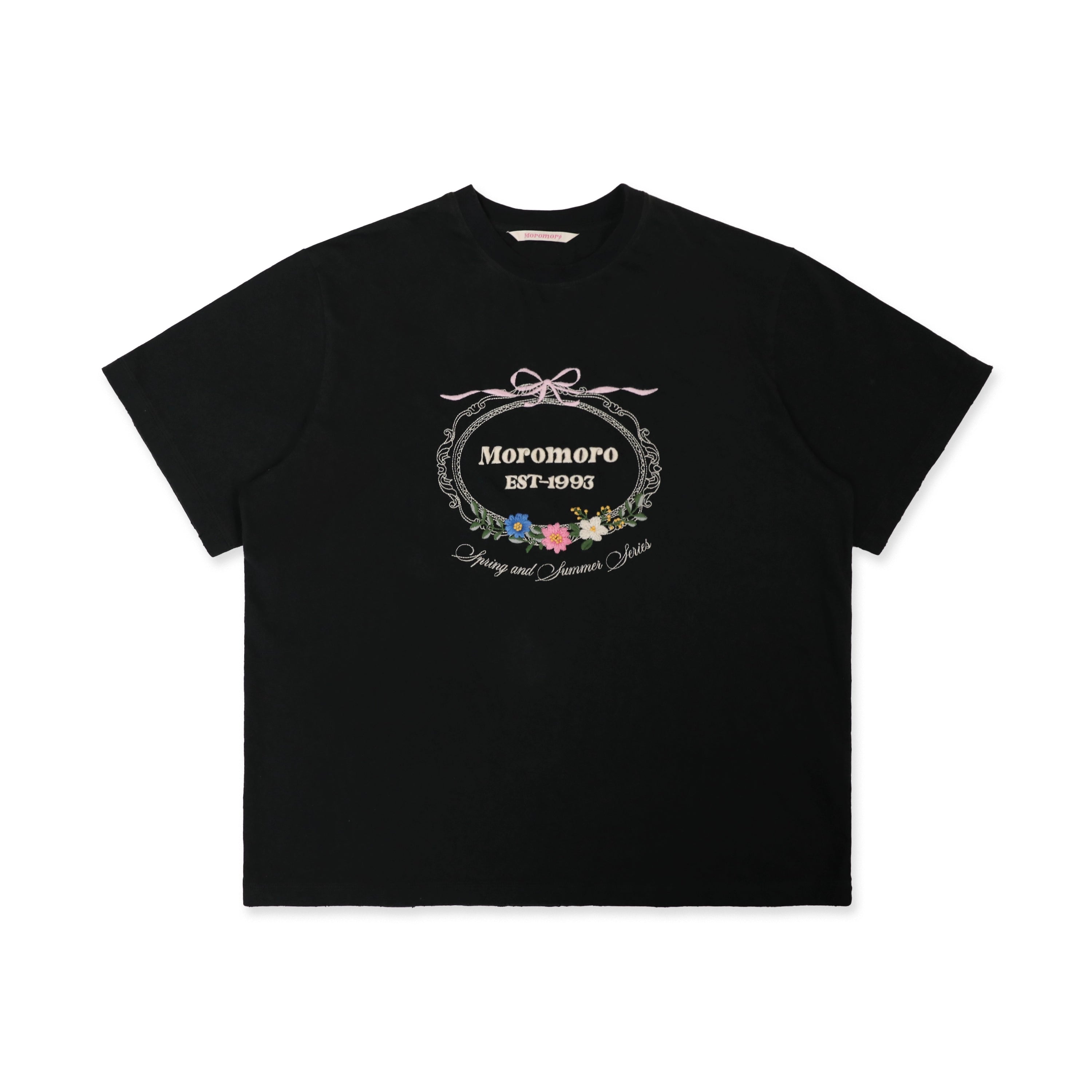 MoroMoro Floral Embroidered Casual T-Shirt for Women