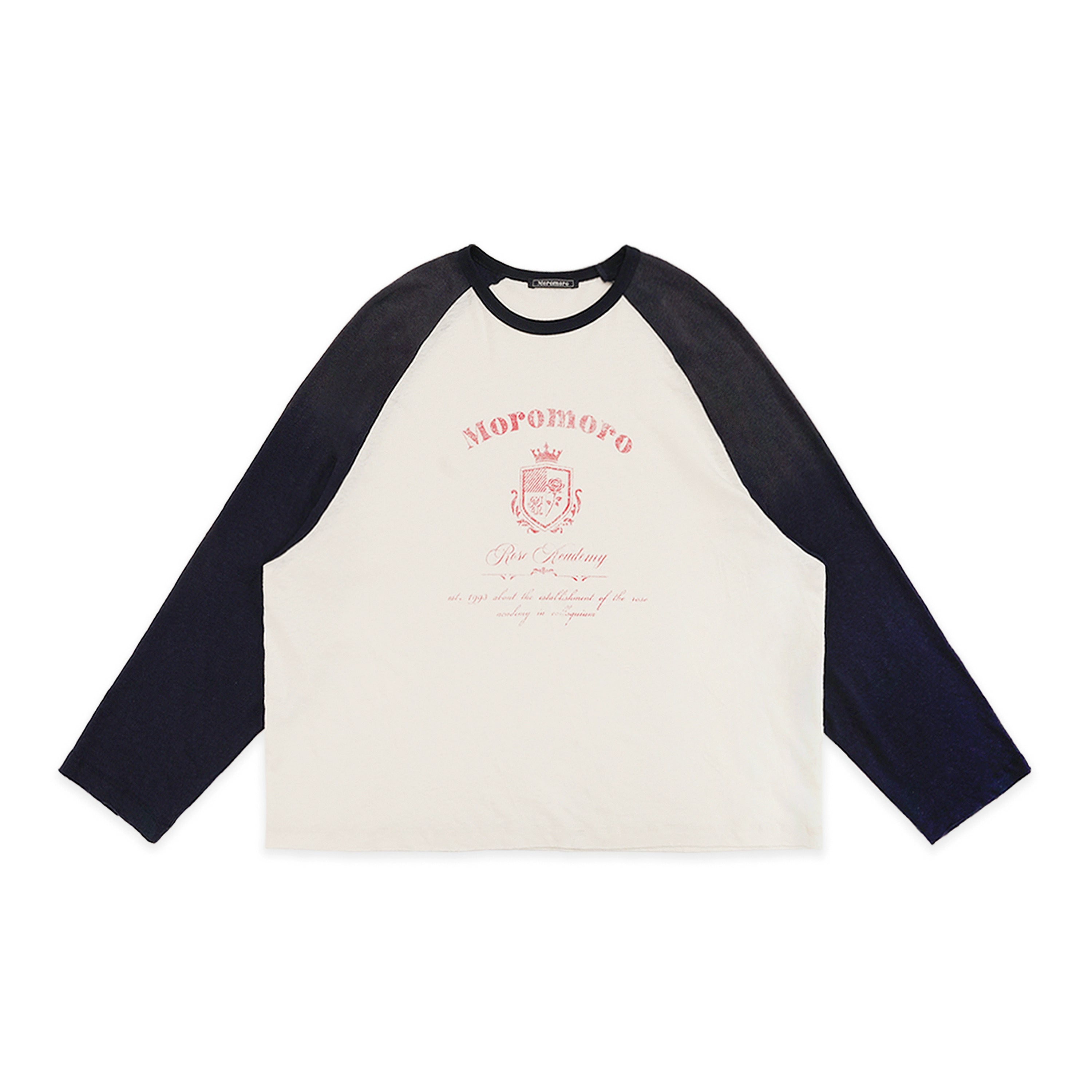 MoroMoro Vintage-Inspired Rose Print Long-Sleeved Tee
