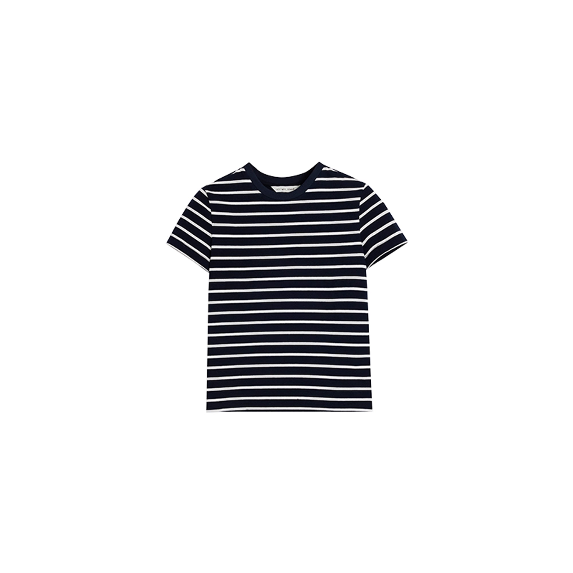 Alright Then Classic Cotton Striped T-Shirt in Multiple Colors