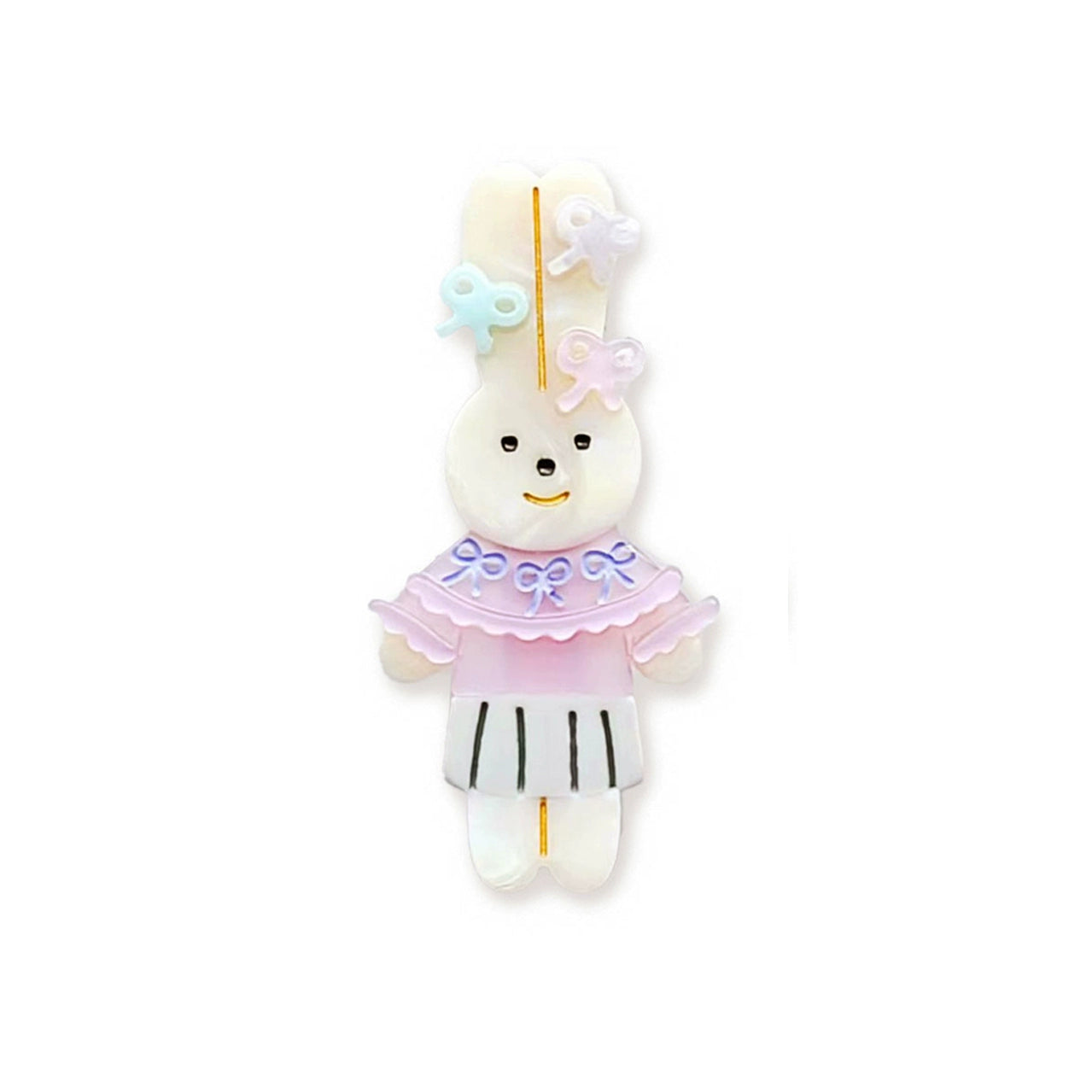 MoroMoro Cute Bunny Hair Clip Set