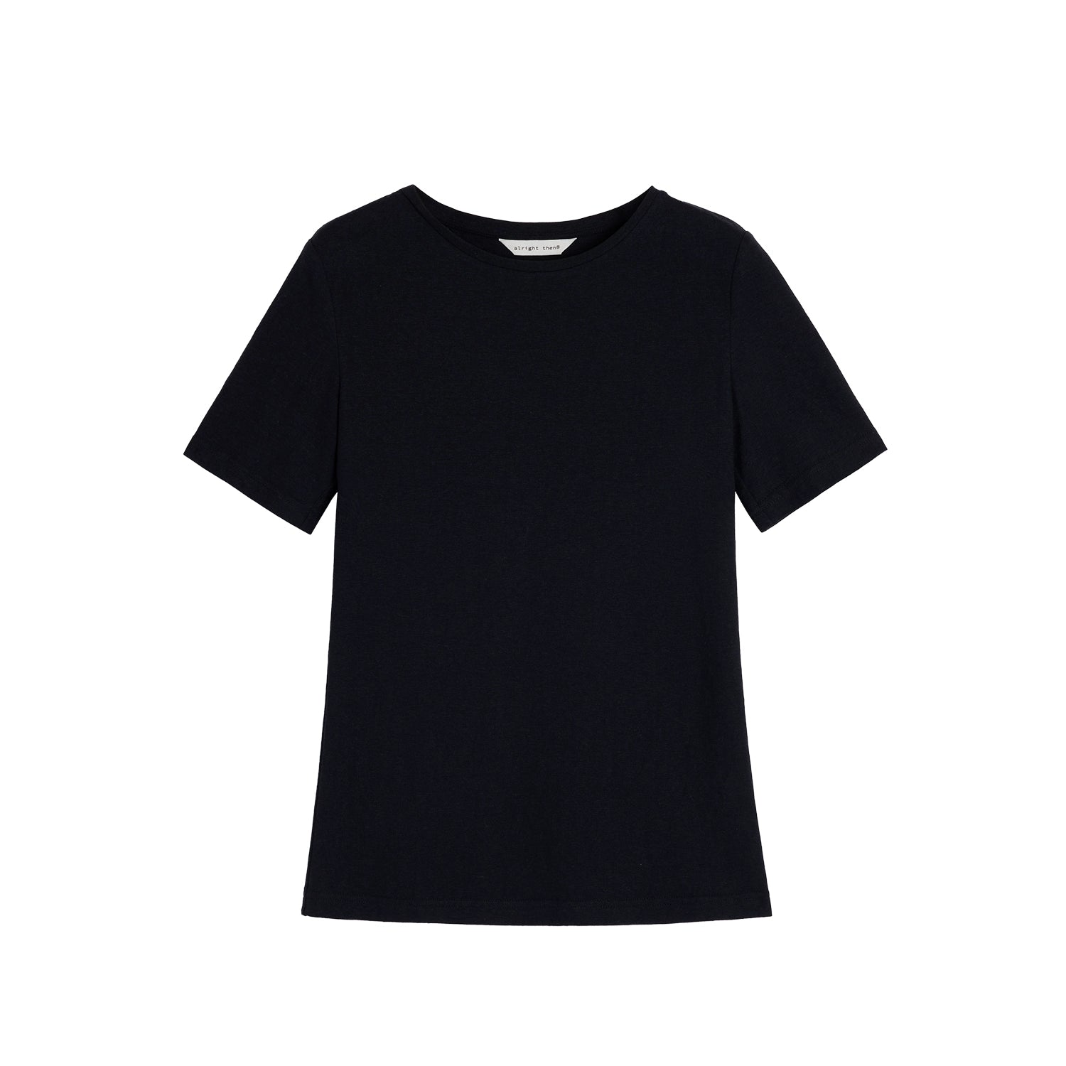 Alright Then Cotton Crew Neck Snowflake T-Shirt