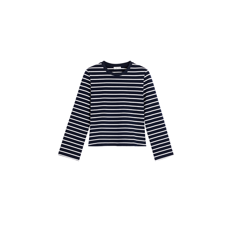 Alright Then Classic Striped Cotton T-Shirt