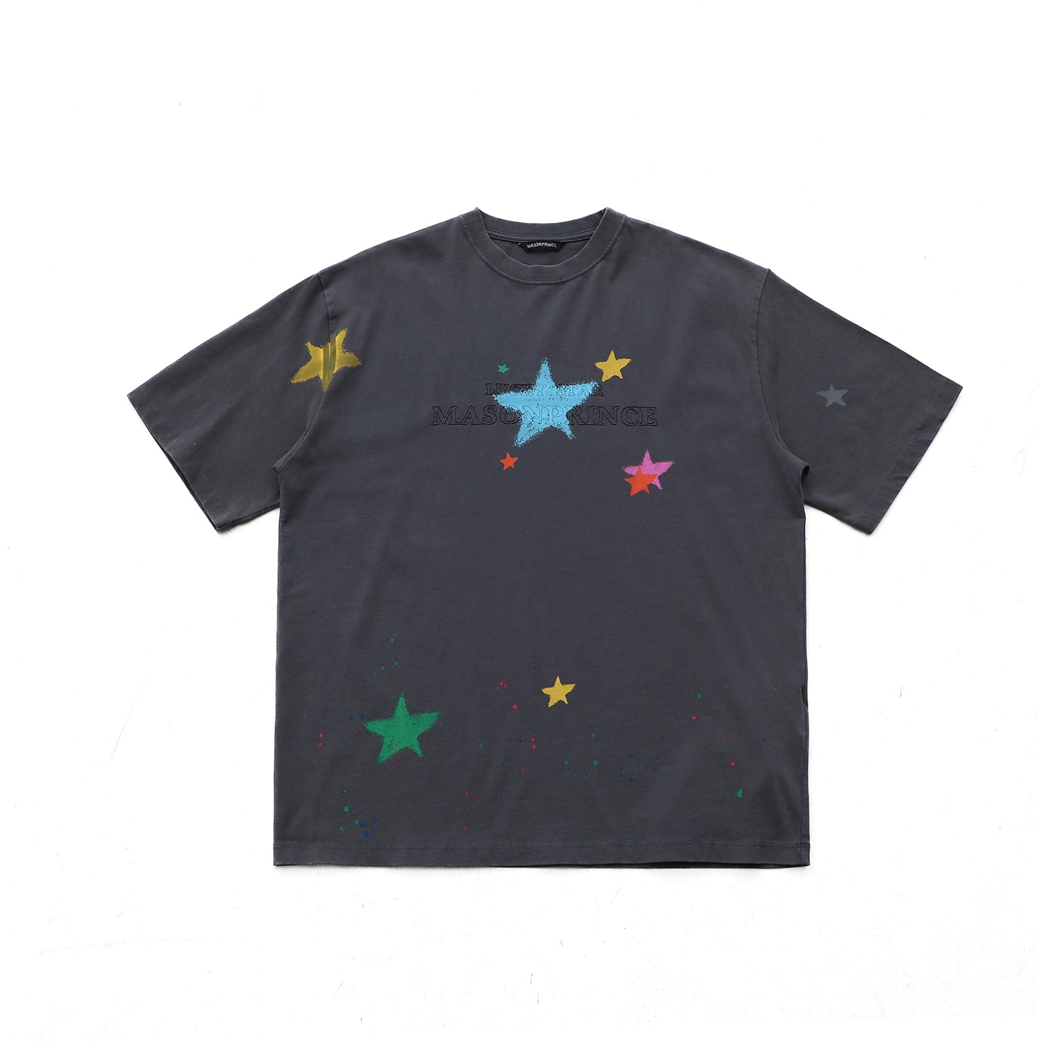 Mason Prince Star Print Casual T-Shirt