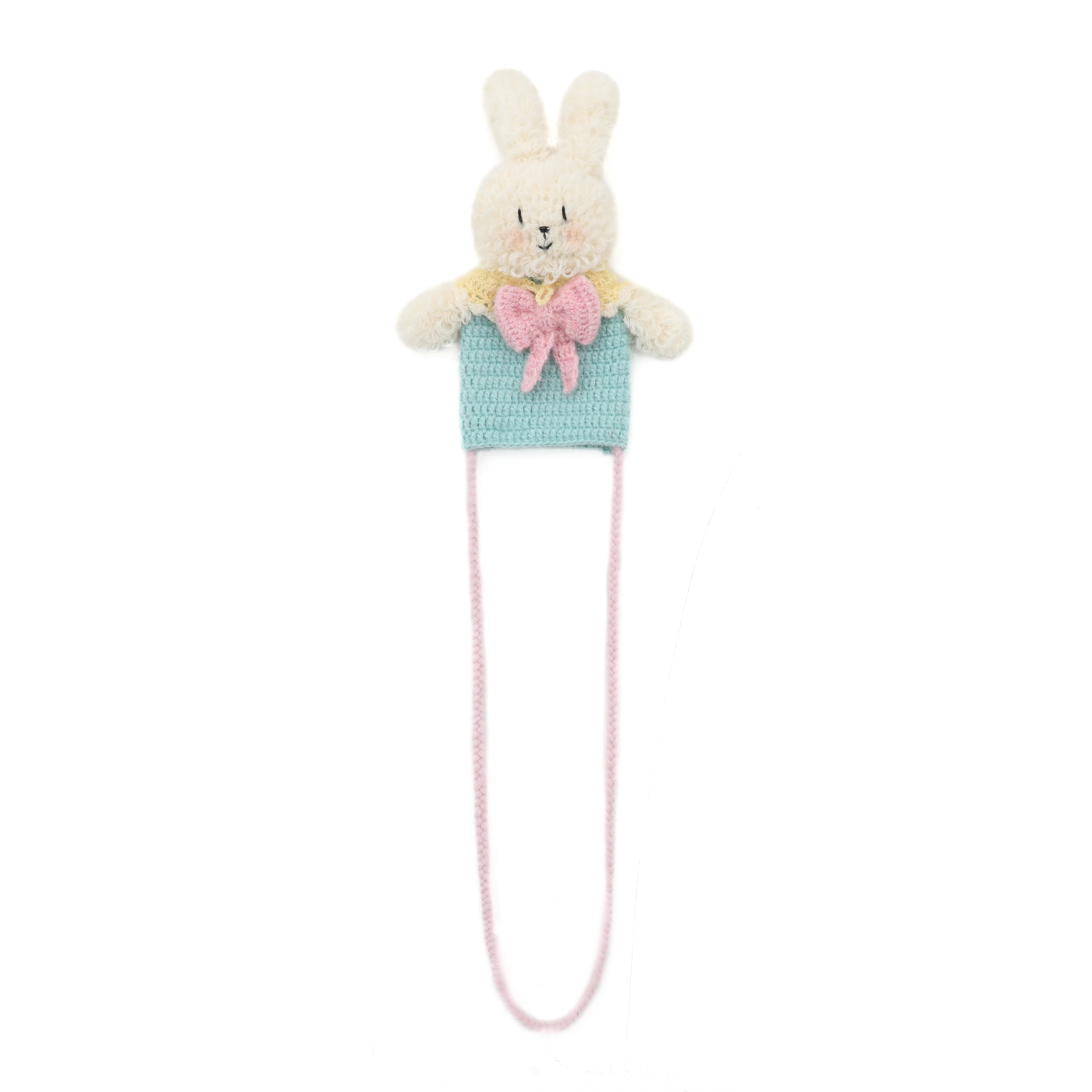 MoroMoro Unique Rolled Rabbit Bow Shoulder Bag
