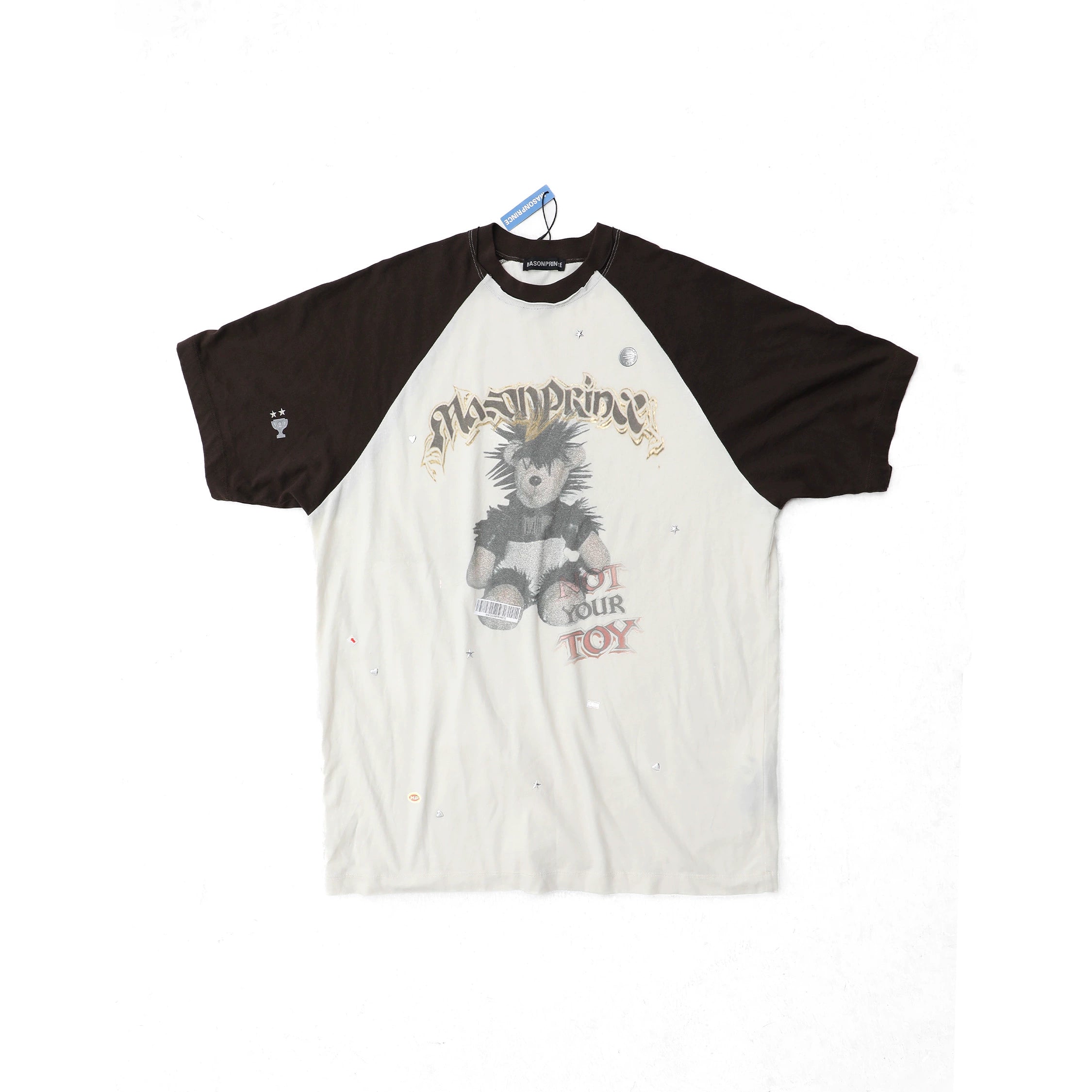 Mason Prince Flash Diamond Punk Bear Vest & T-Shirt