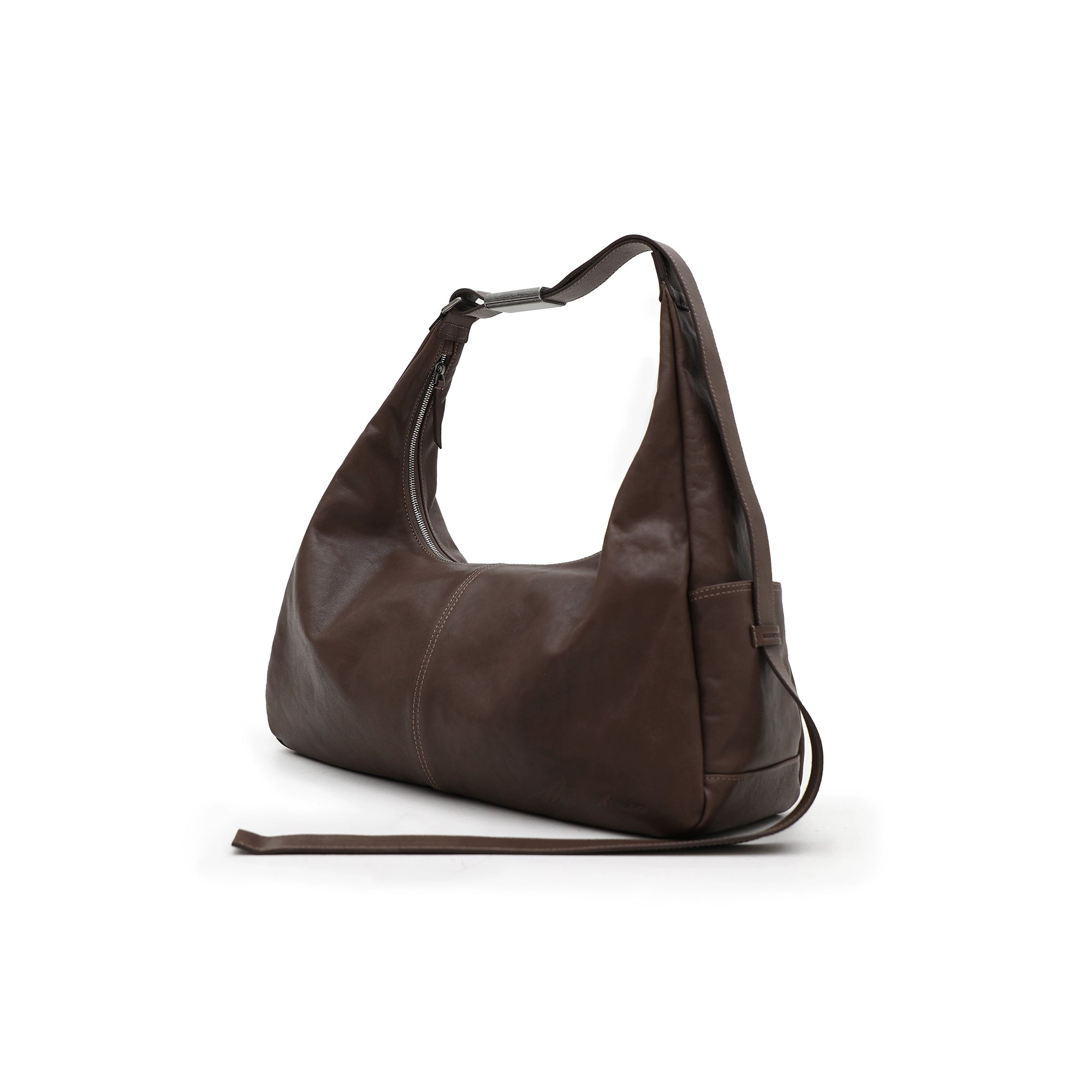 Mason Prince Vegetable Tanned Leather Dumpling Shoulder Bag