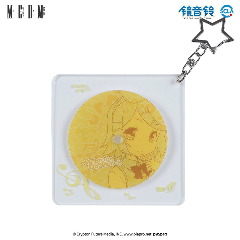 MEDM MEDMx Hatsune Miku co-branded series of peripheral record-shaped acrylic keychain decorative pendant decorations