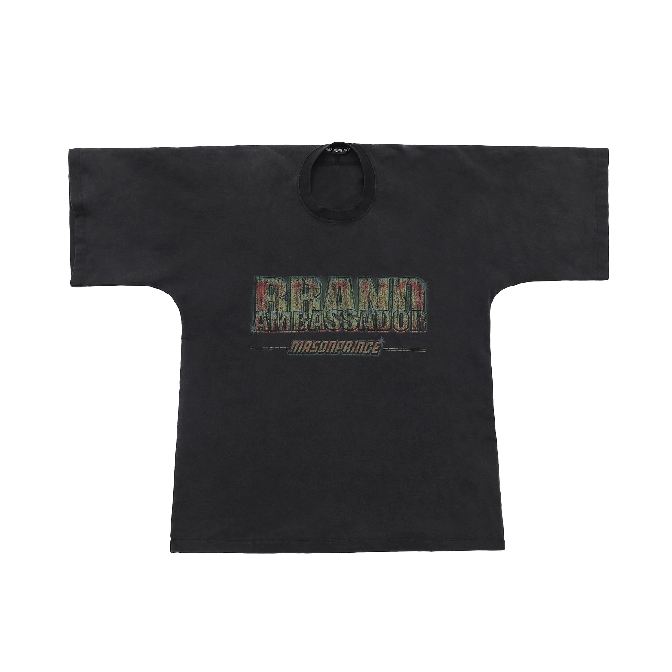 Mason Prince Distressed One-Sleeve A-Line T-Shirt