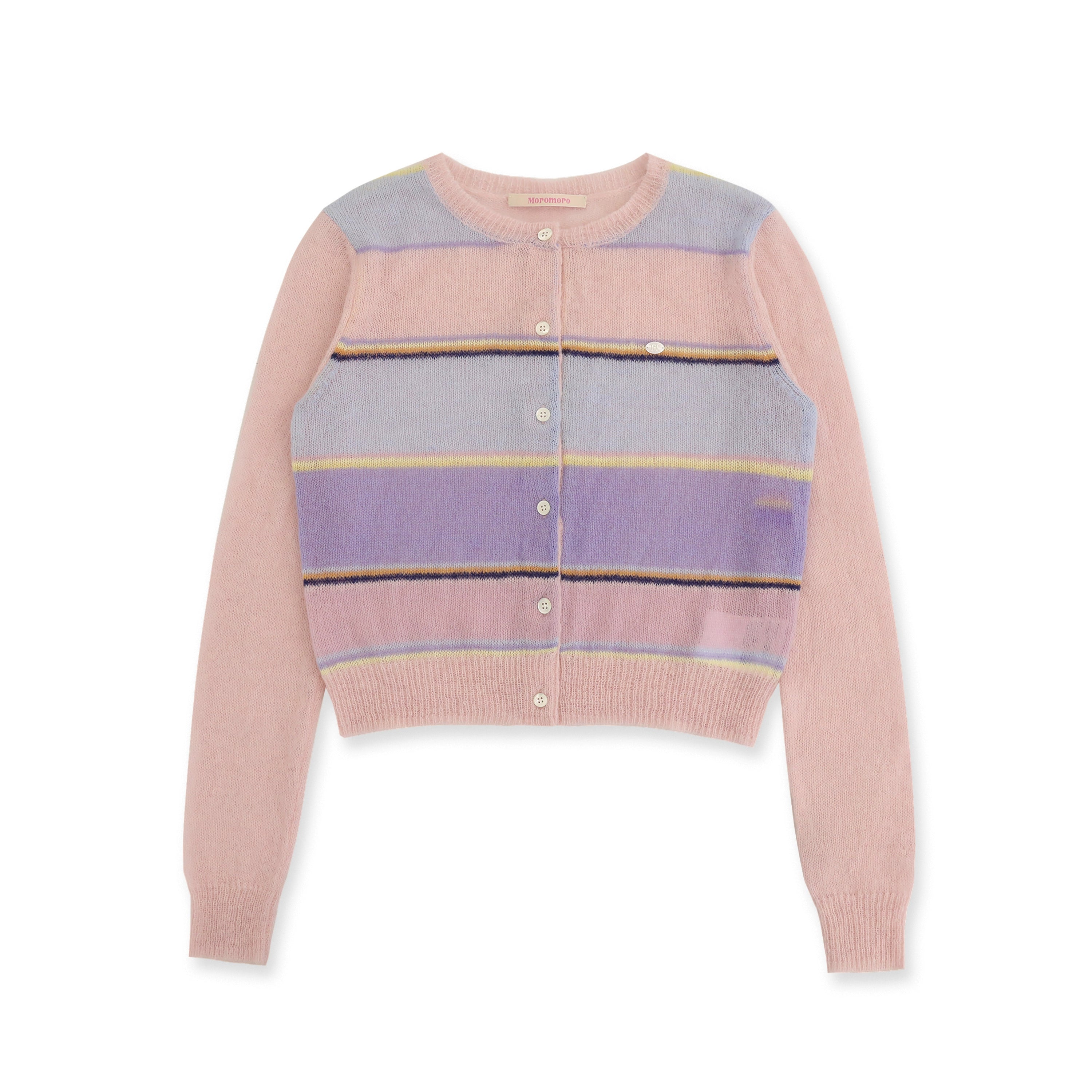 MoroMoro Spring Mohair Striped Cardigan