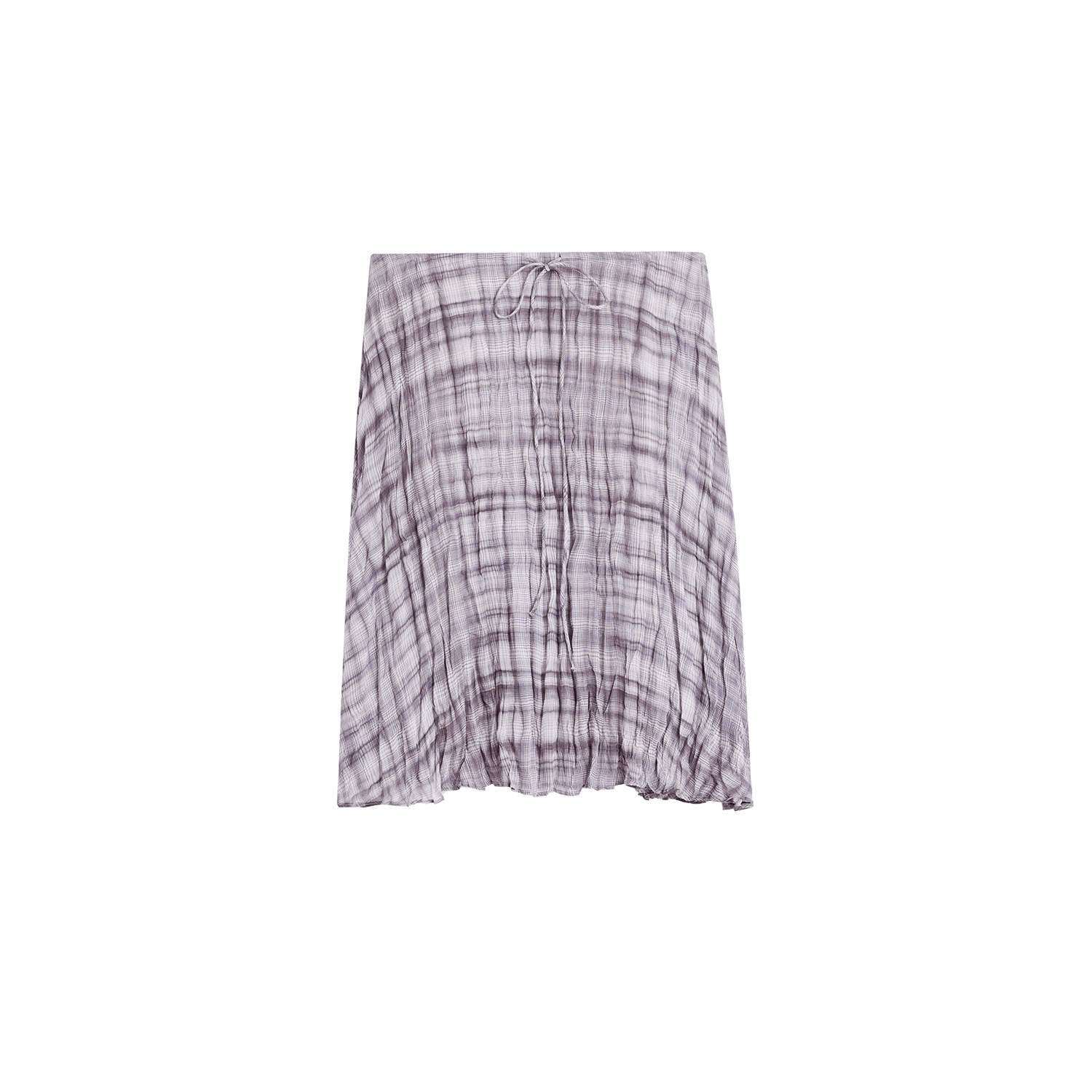 Alright Then Vintage Gray Irregular Plaid Dress