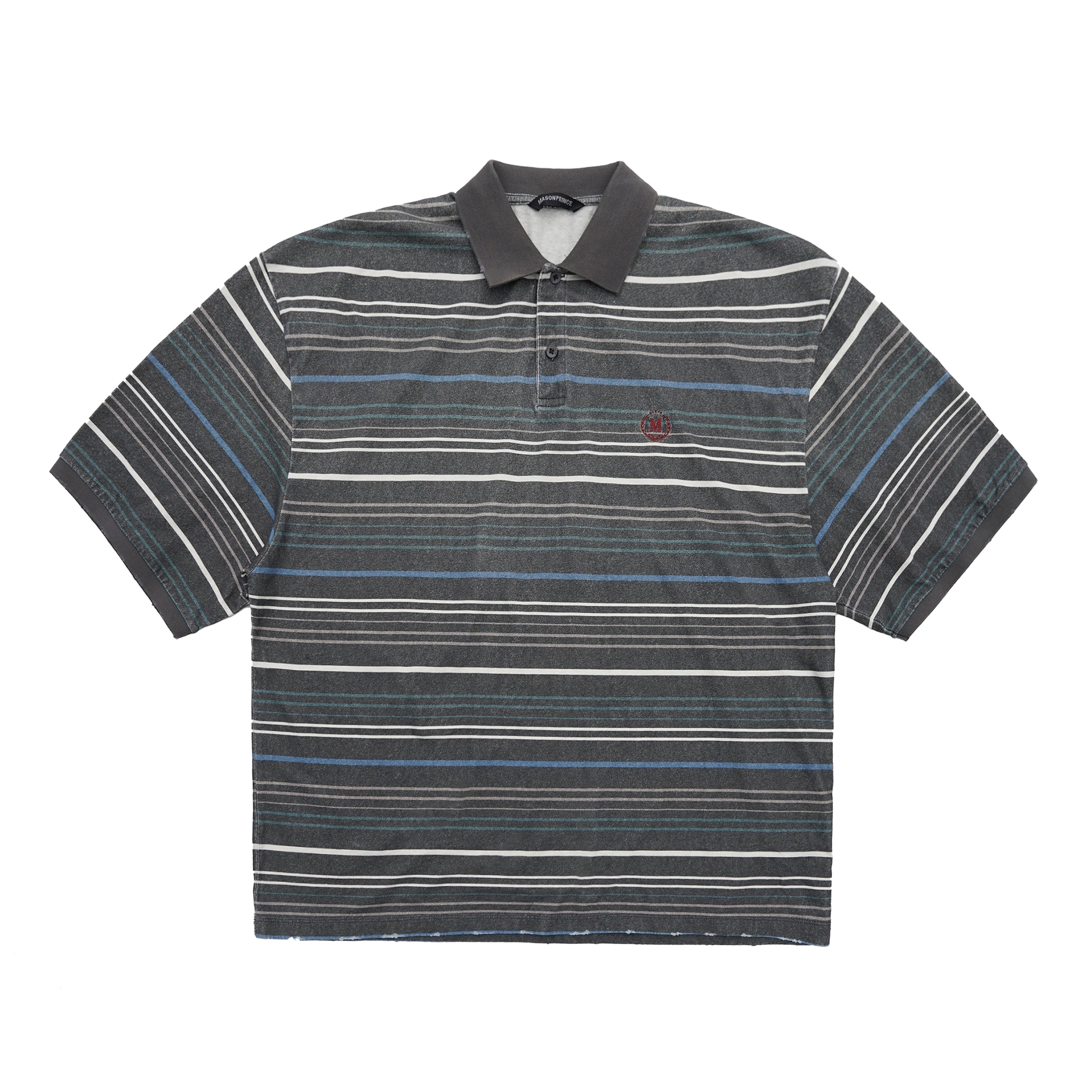 Mason Prince Classic Striped Polo Shirt - Soft & Stylish