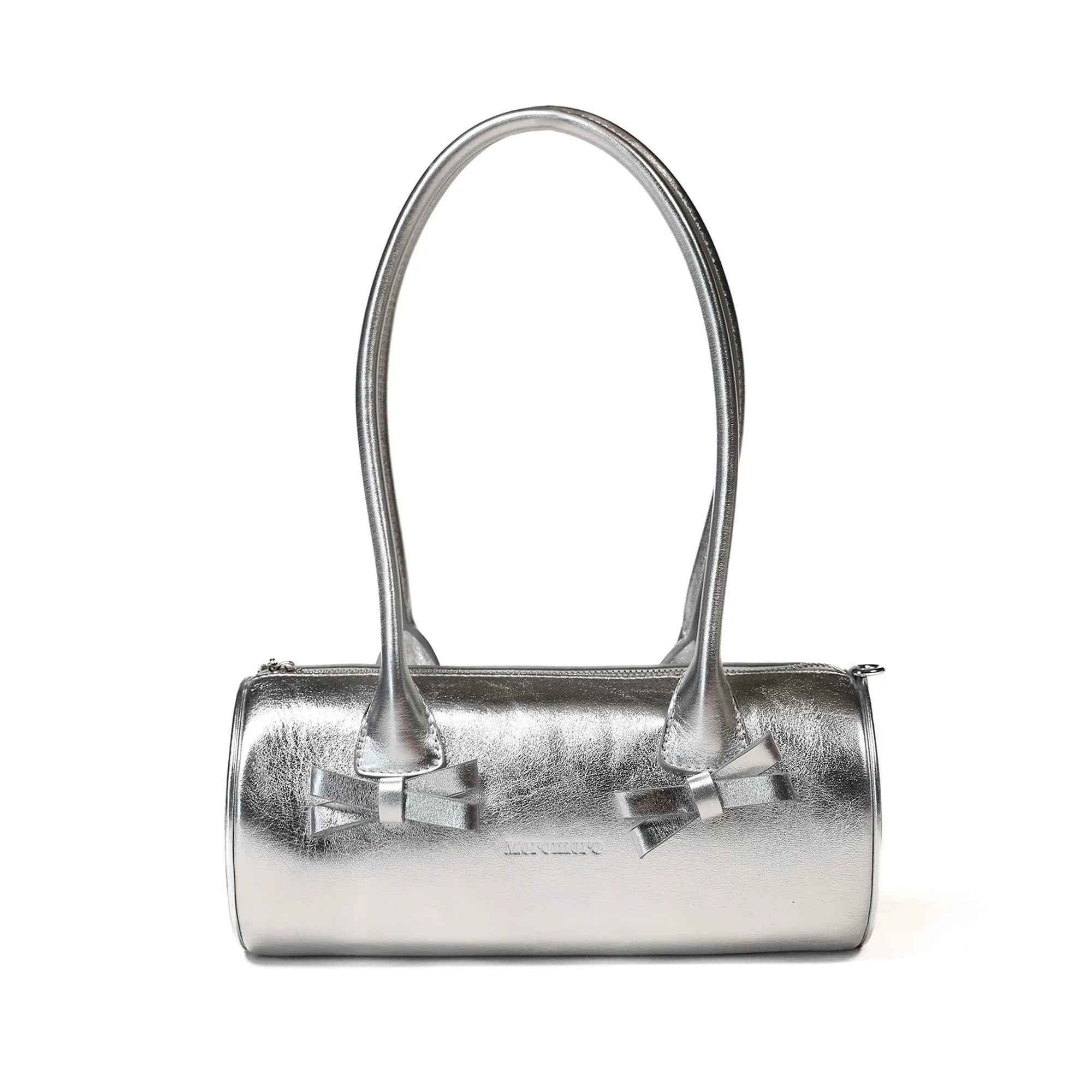 MoroMoro Glacier Silver Bow Bucket Bag for Women